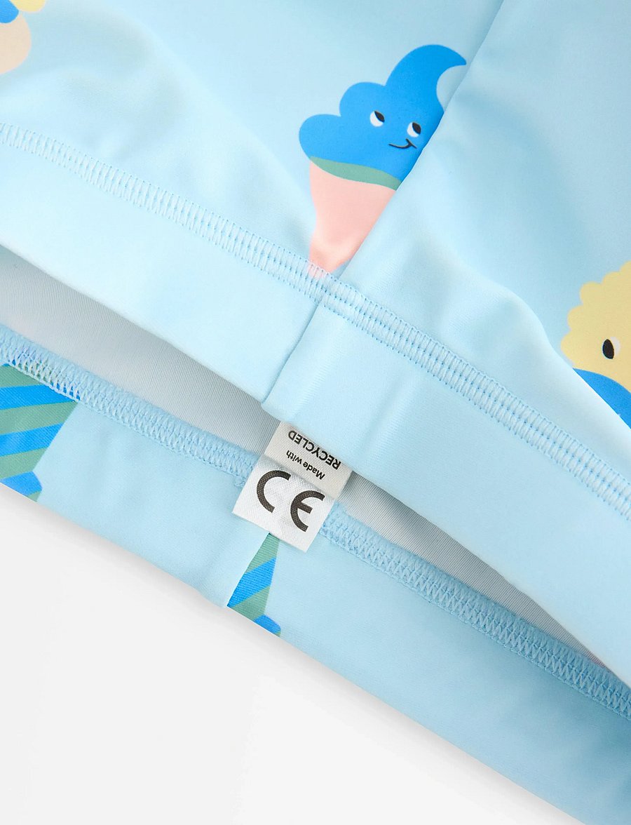 Lindex - Swimwear set with uv protection - uv-kaitsega riided - light blue - 5