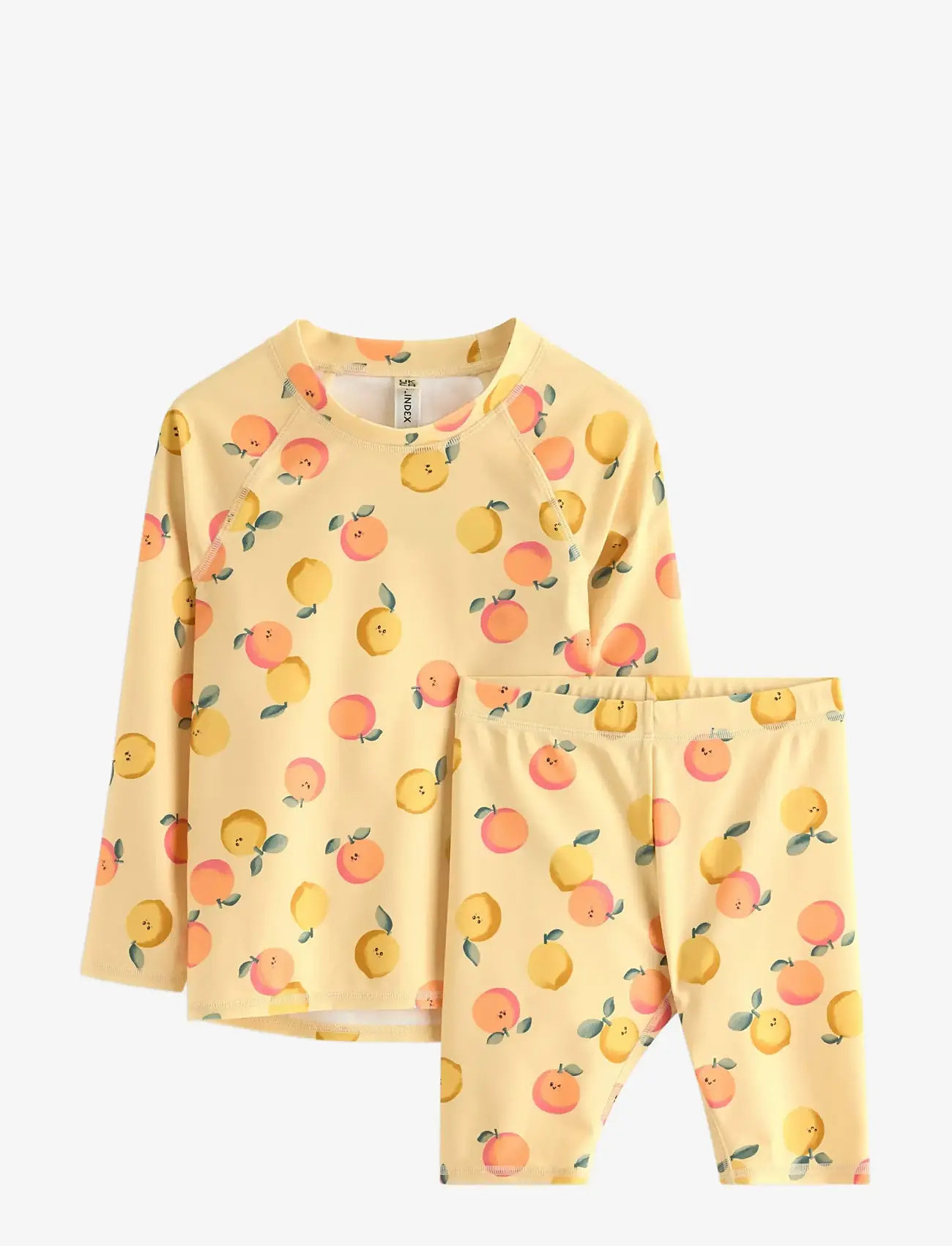 Lindex - Sunprotection set aop - baddräkter - light dusty yellow - 1