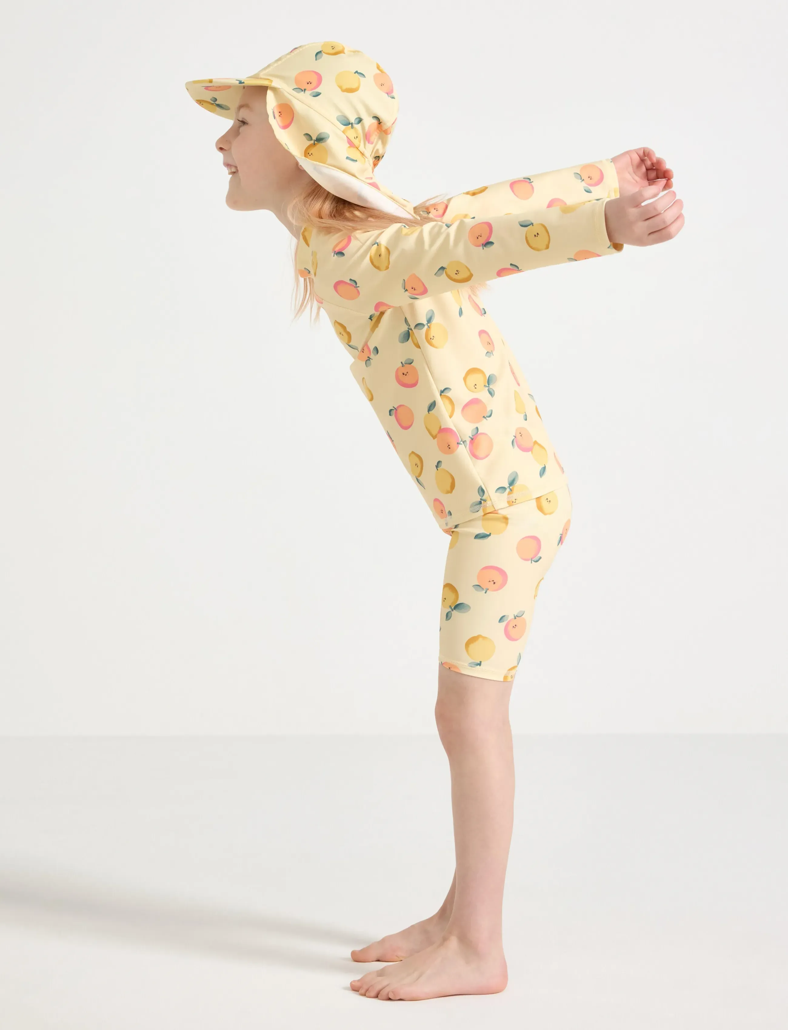 Lindex Swimwear set with uv protection - Swimwear - LIGHT DUSTY YELLOW / multi