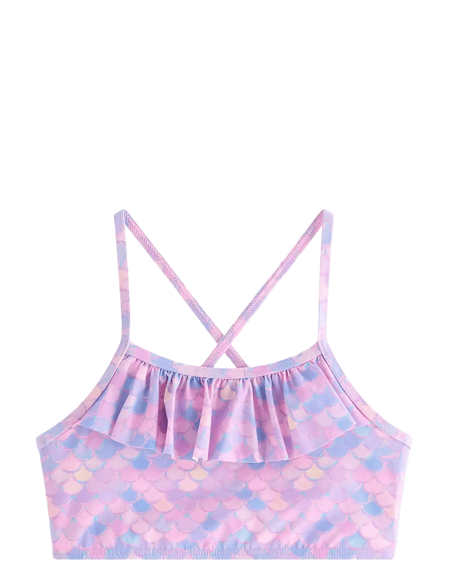 Lindex - Bikini top with frills - uimatopit - light pink - 0