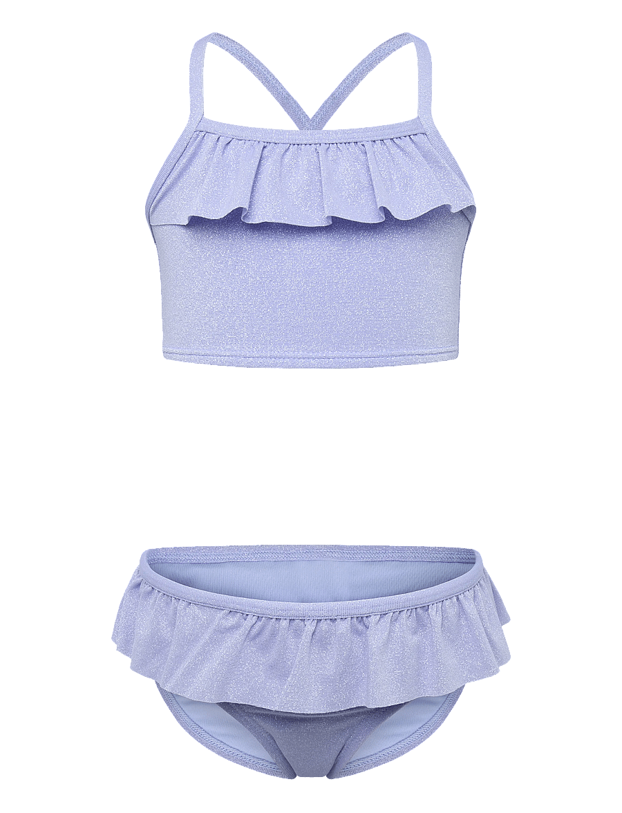 Lindex - Bikini set glitter - bikinis - light blue - 0