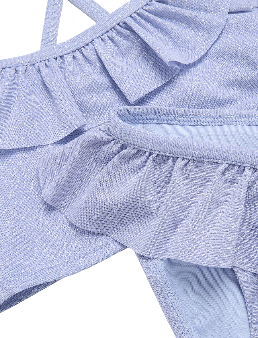 Lindex - Bikini set glitter - bikinis - light blue - 2