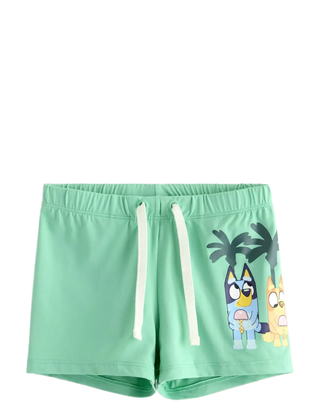 Lindex Bluey Swim Trunks, Børn, Badeshorts, Grøn, Str: 86/92