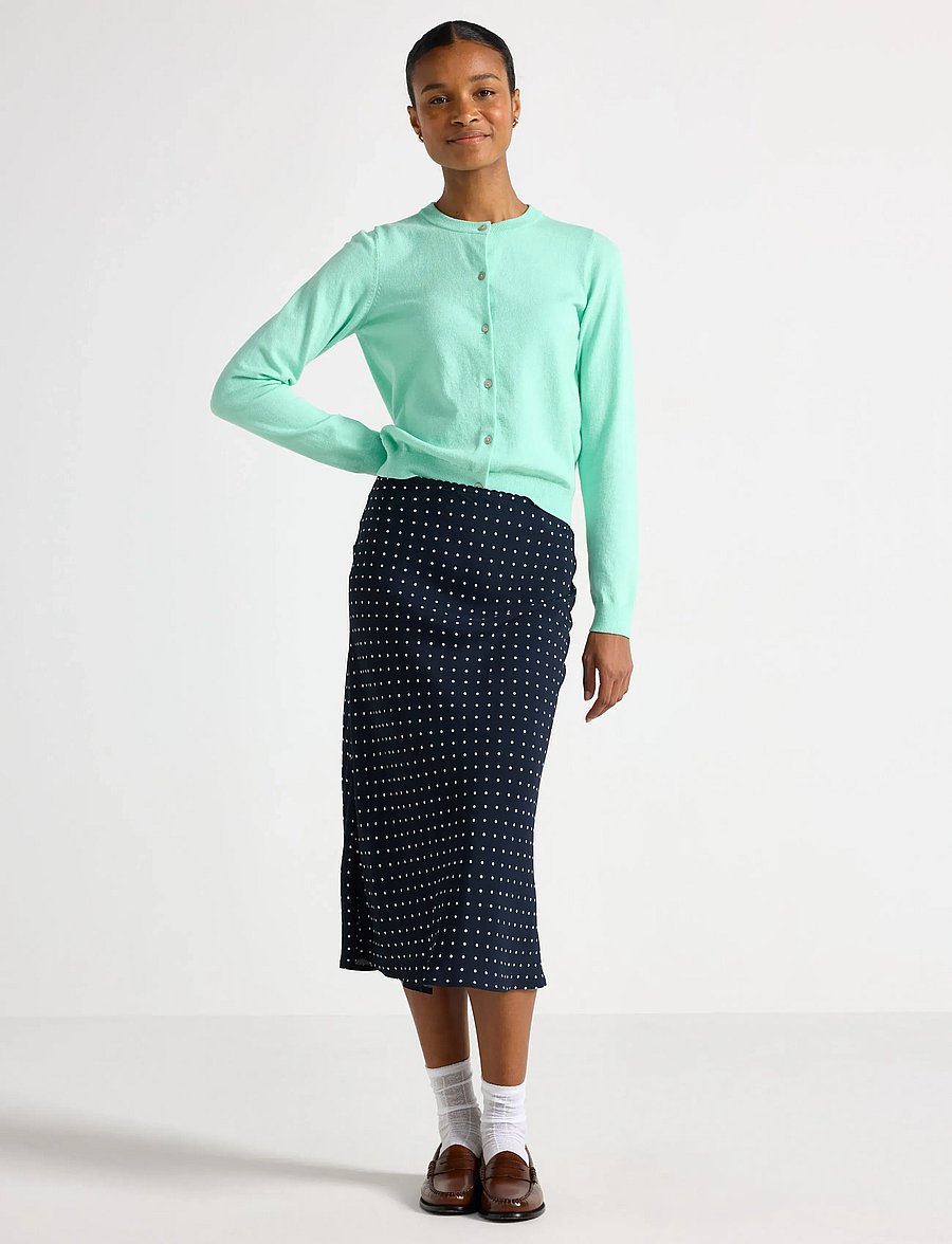 Lindex - Skirt Hazel - midi nederdele - dark navy - 0