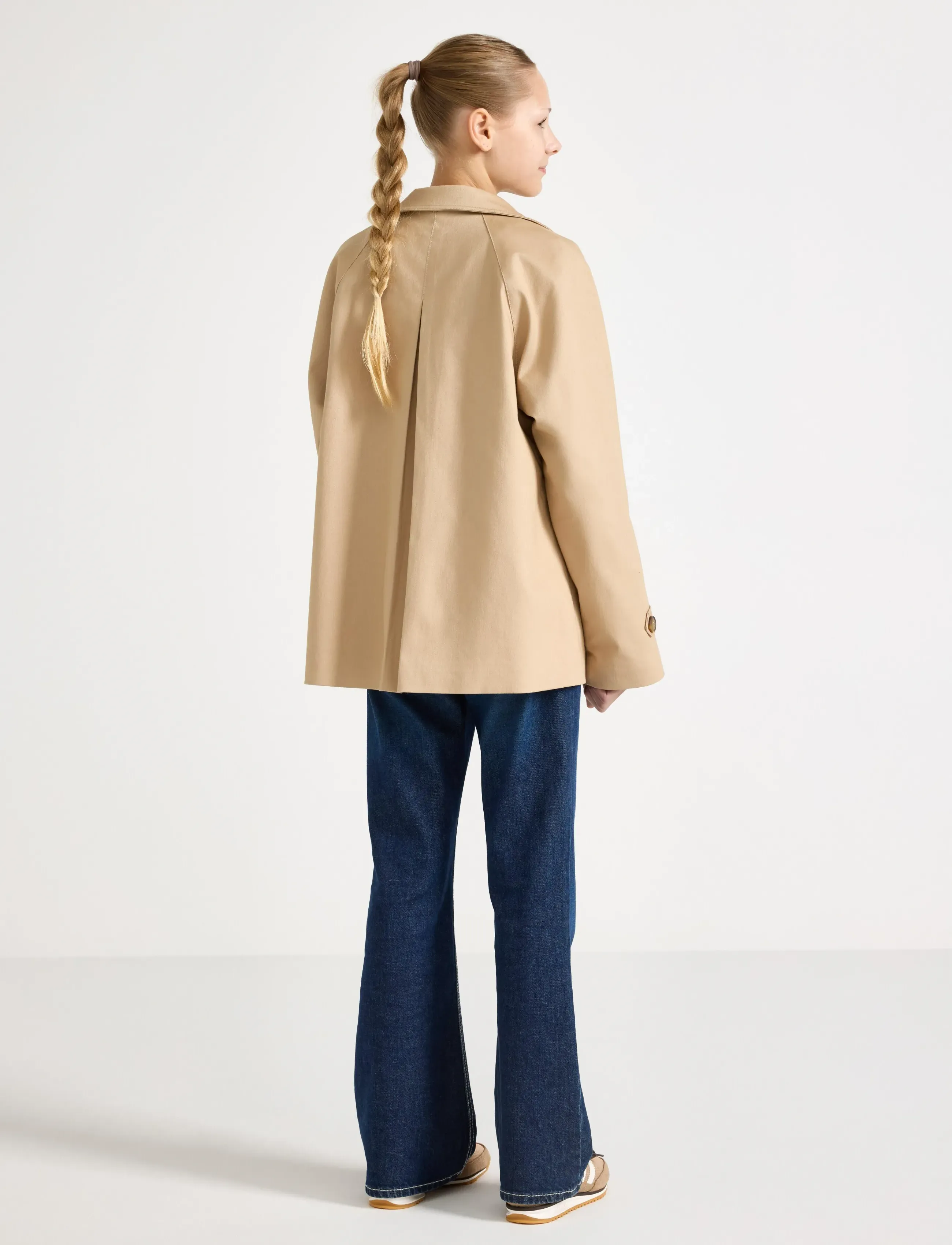 Lindex - Short trench coat - mäntel - beige - 3