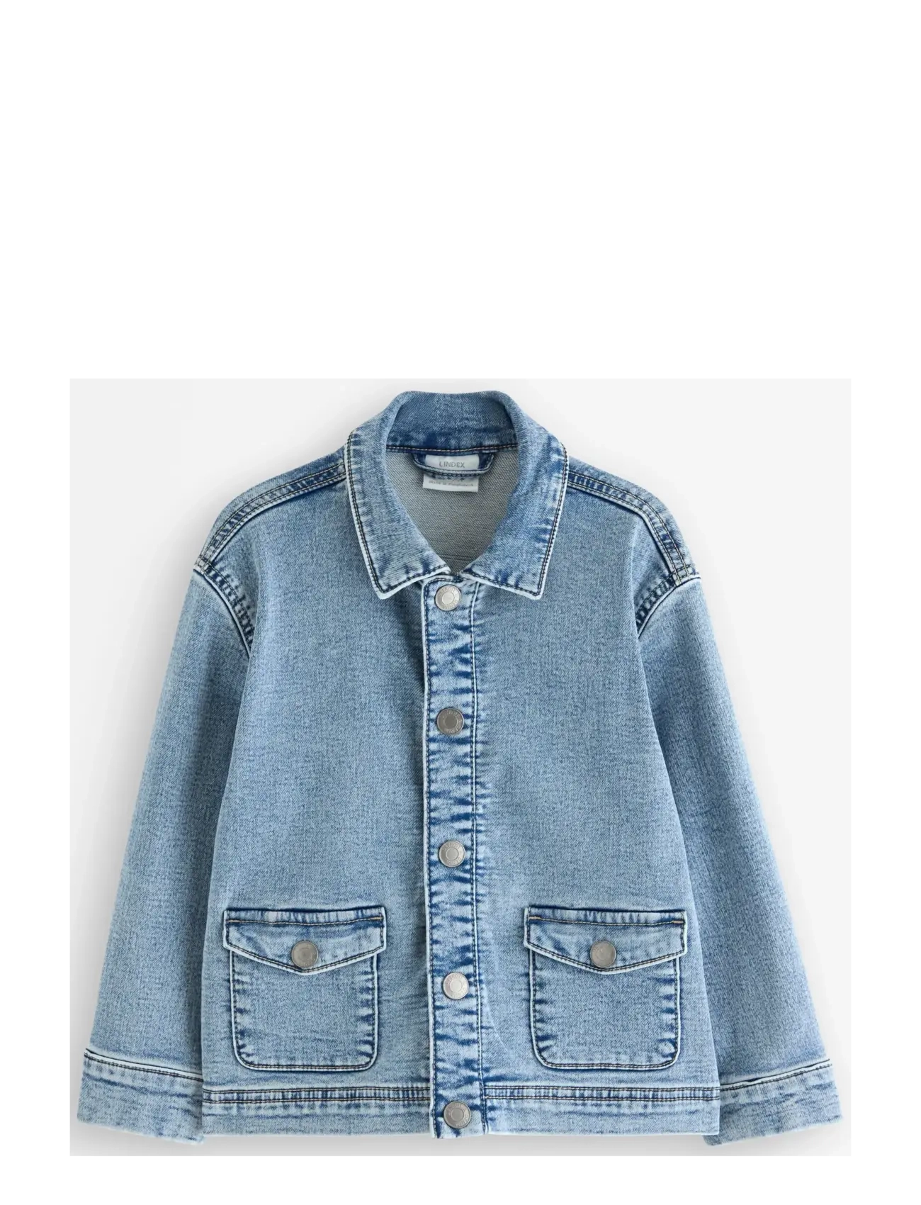 LINDEX Jacke Denim Workwear Blau - 110 - Kinder