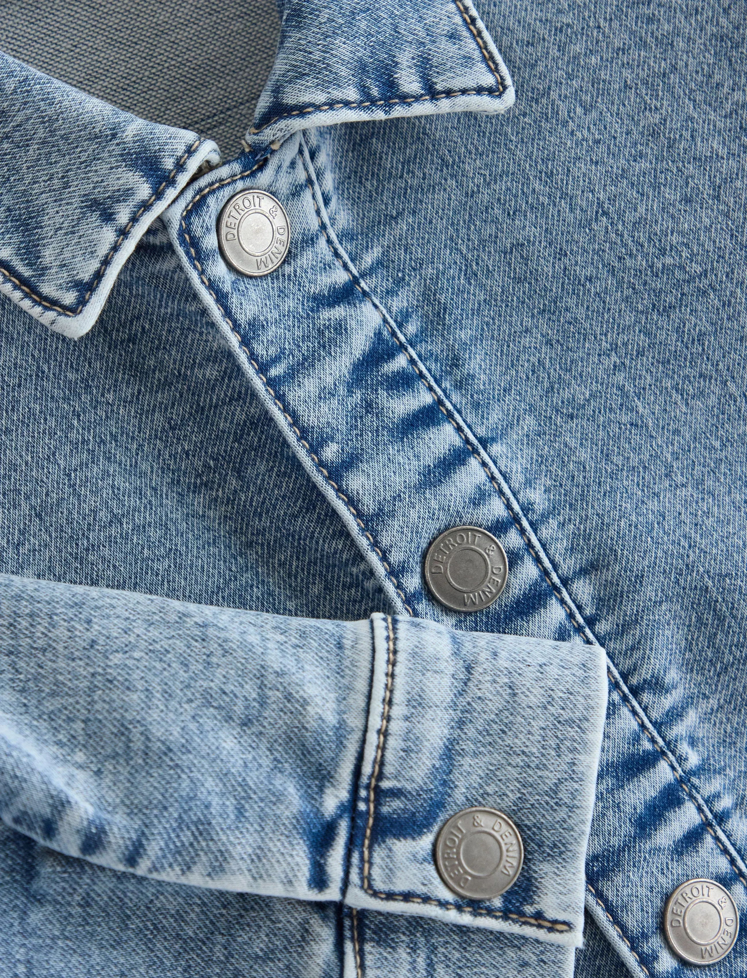 Lindex - Jacket denim workwear - suvised sooduspakkumised - light denim - 4