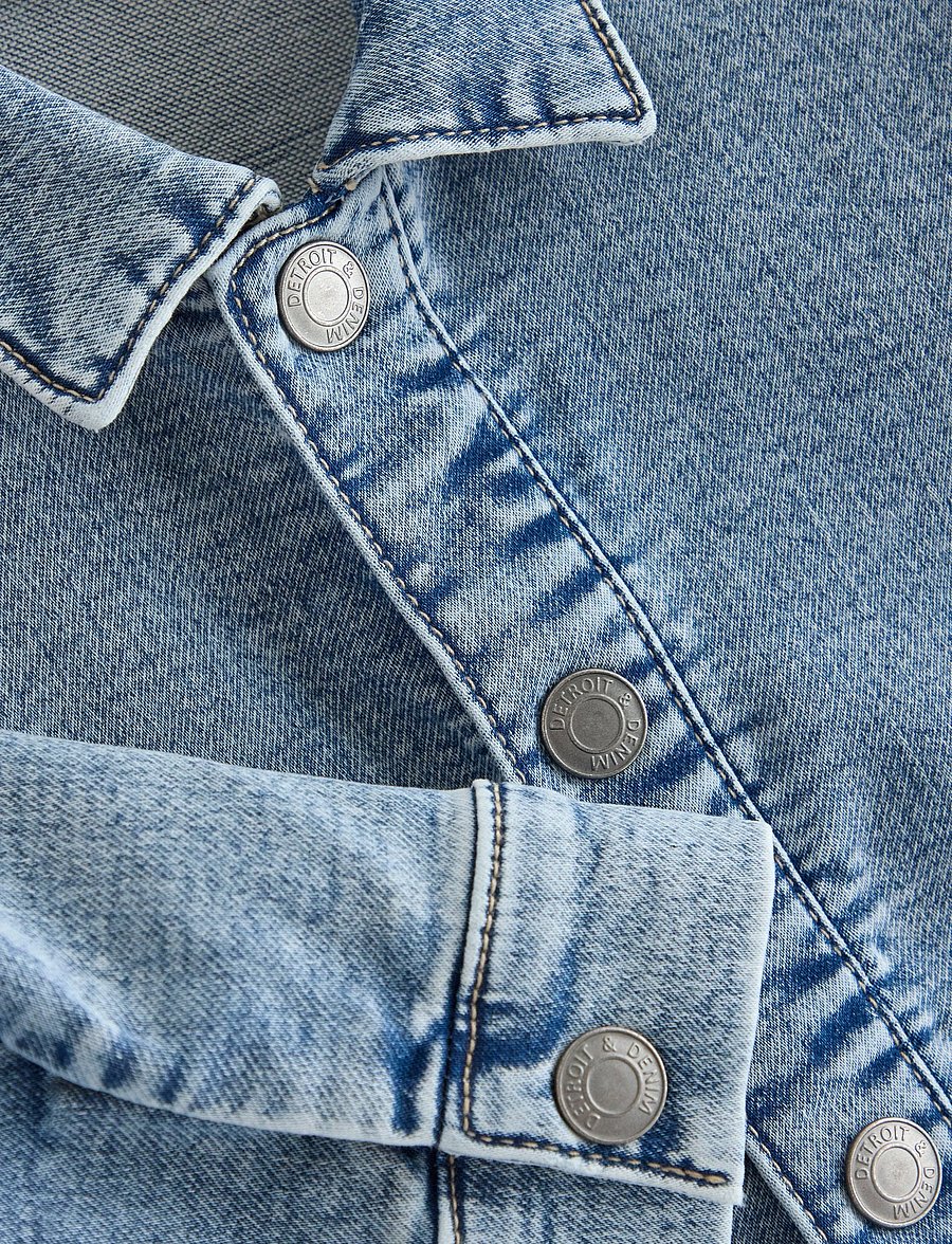 Lindex - Jacket denim workwear - denim & corduroy - light denim - 4