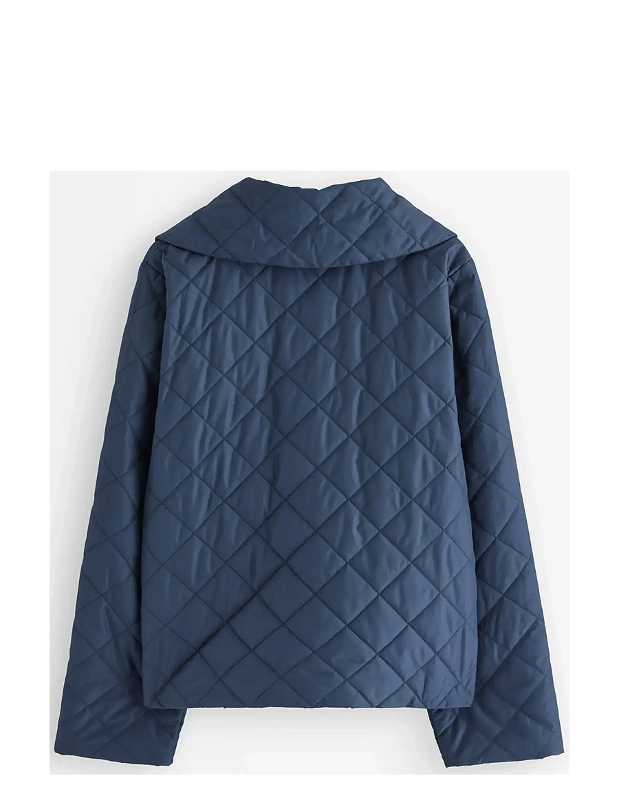Lindex - Water repellent jacket with collar - quiltade jackor - dark blue - 2