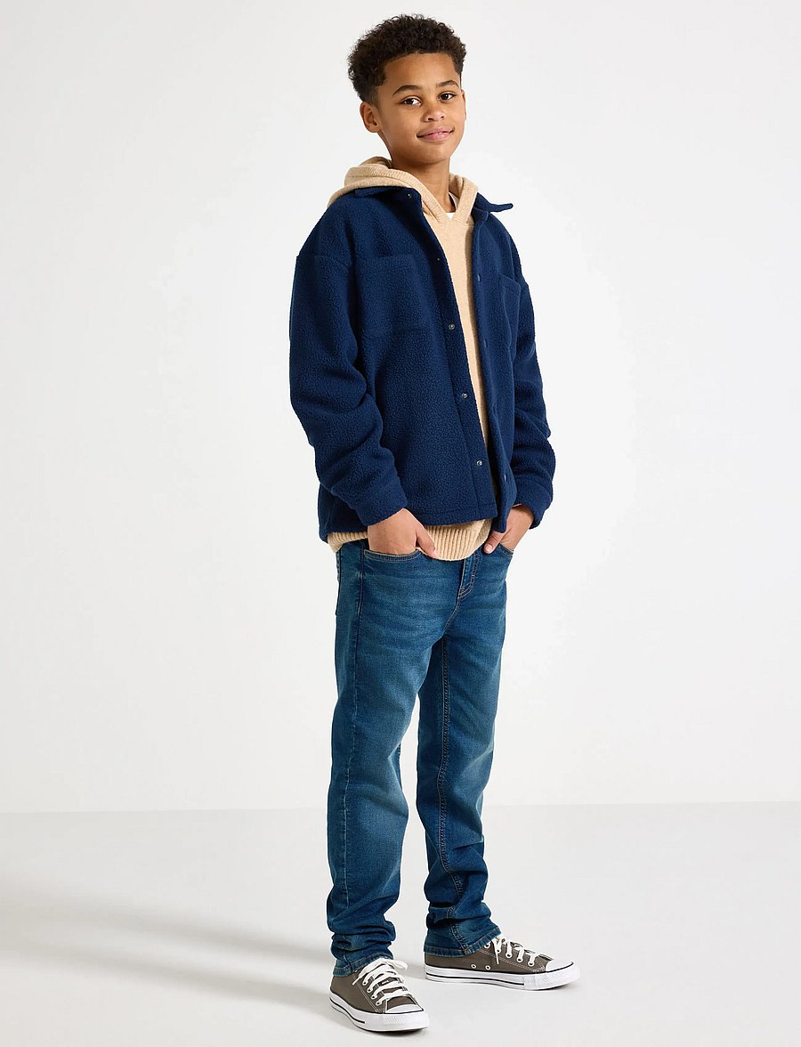 Lindex - Jacket in pile - fliisjakid - dark blue - 0