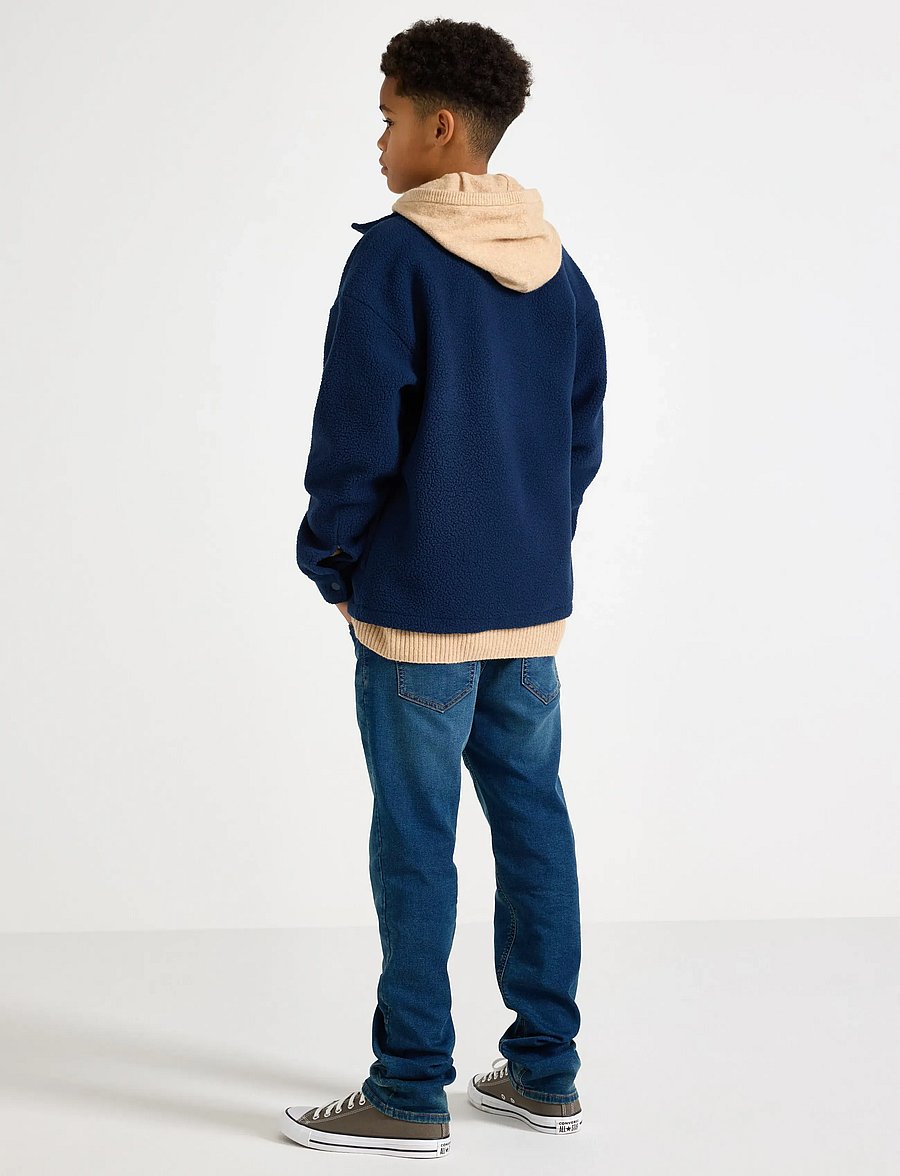 Lindex - Jacket in pile - fliisjakid - dark blue - 3