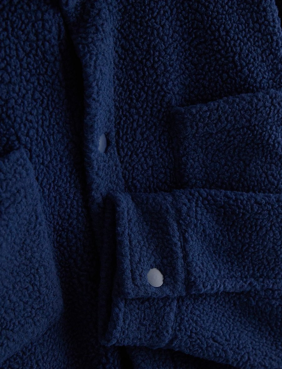 Lindex - Jacket in pile - fliisjakid - dark blue - 5