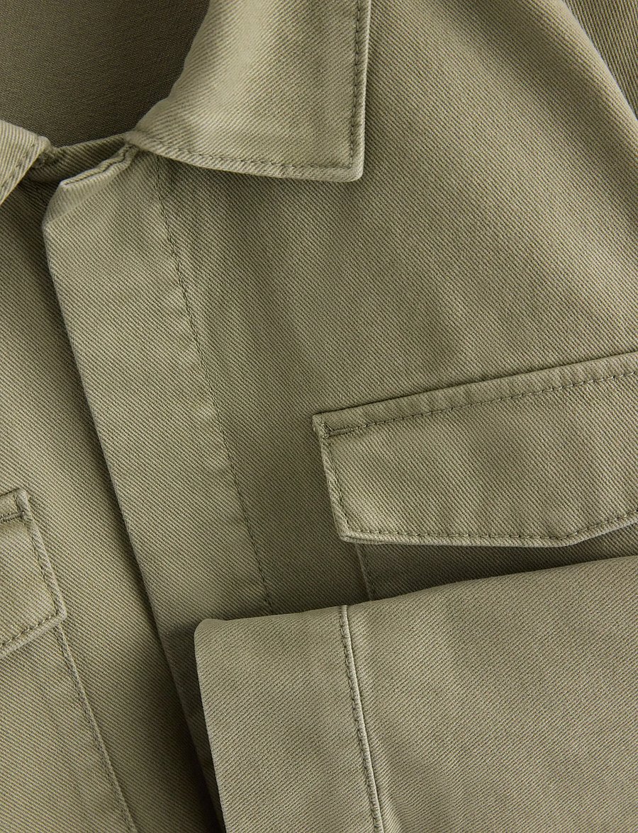Lindex - Cargo jacket - kerged joped - light dusty khaki - 5