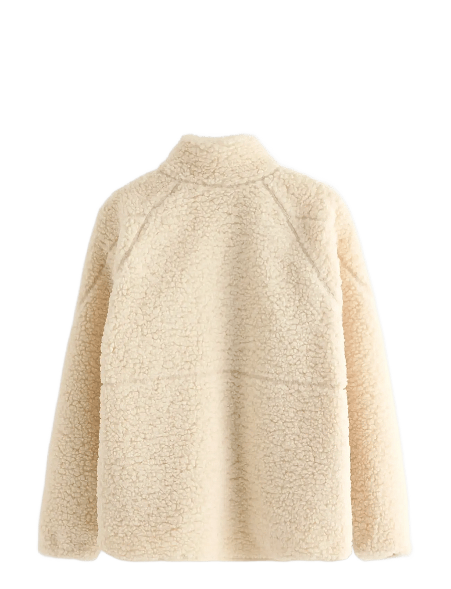 Lindex - Jacket pile school girl - fleecejacken - light beige - 2
