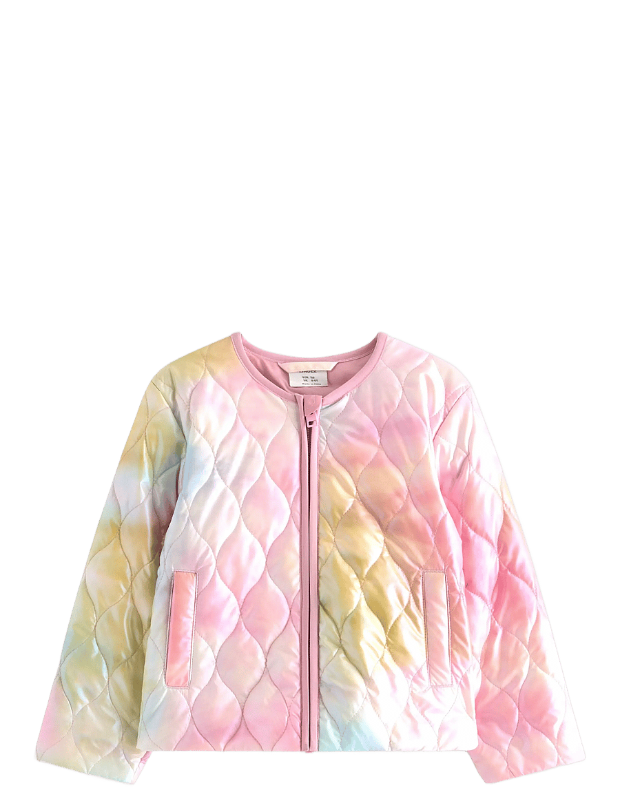 Lindex - Jacket light padded rainbow - steppjacken - light pink - 1