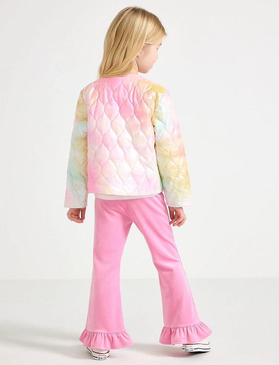 Lindex - Jacket light padded rainbow - steppjacken - light pink - 3