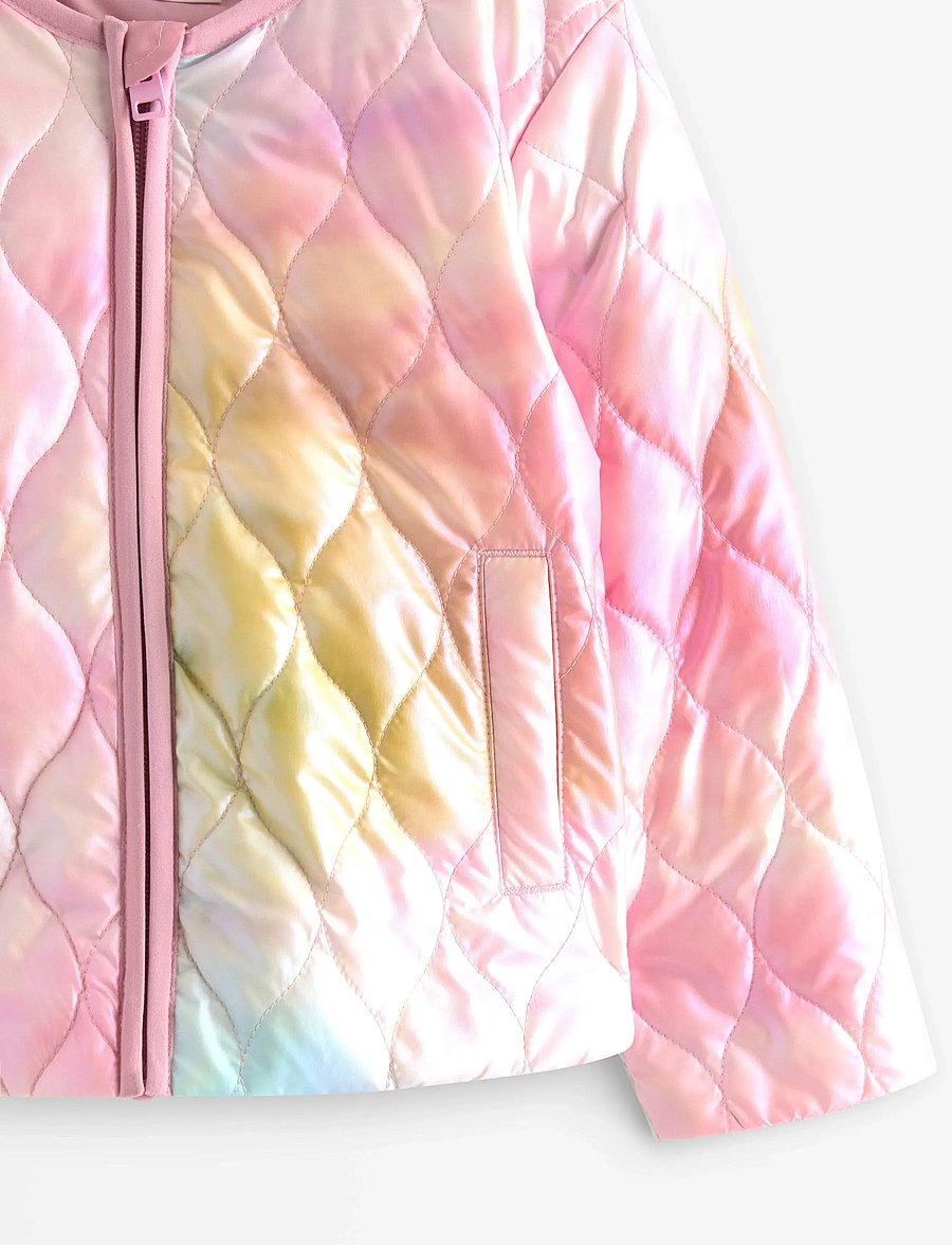 Lindex - Jacket light padded rainbow - steppjacken - light pink - 5