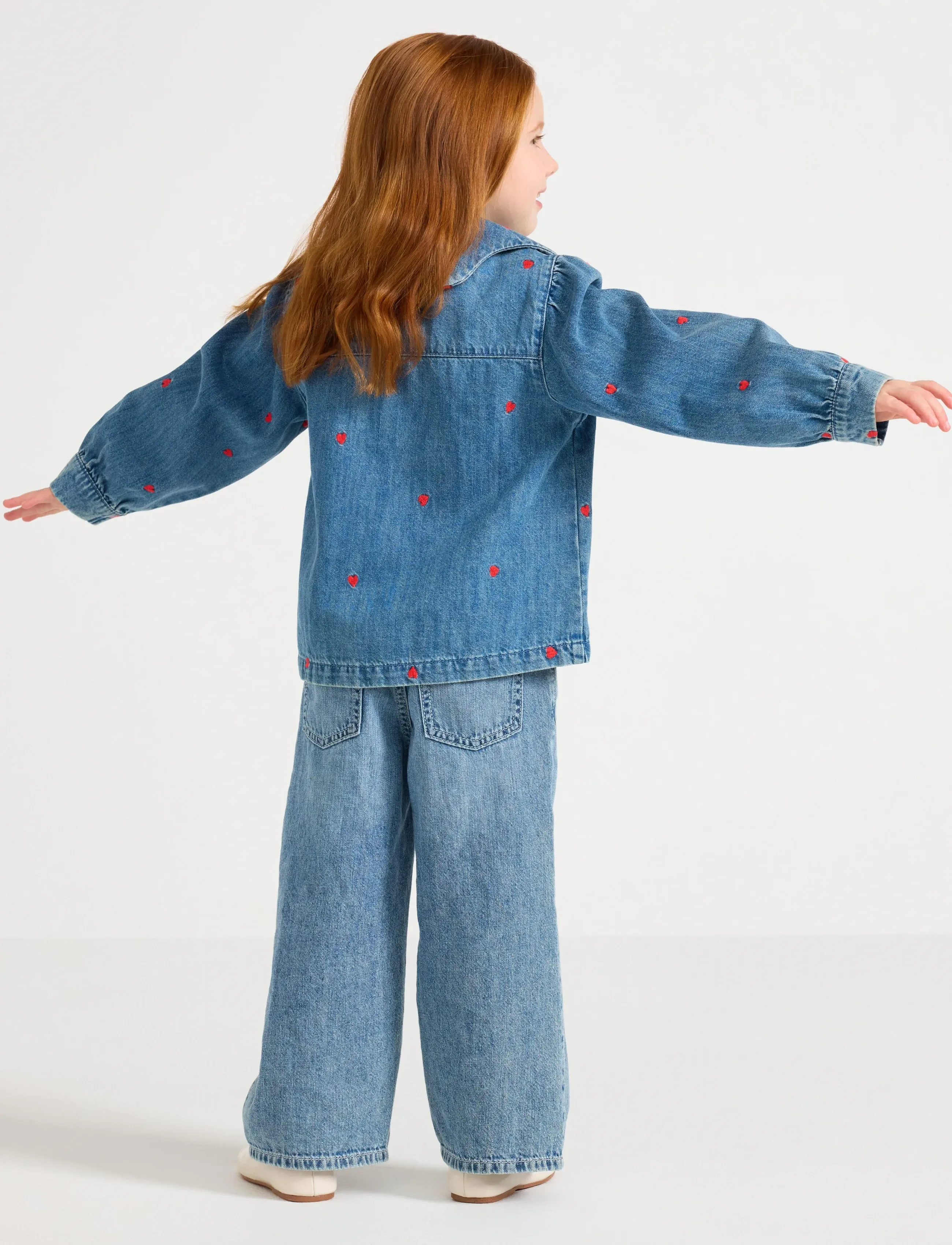 Lindex - Denim jacket with embroidery - jeansjacken - denim - 3
