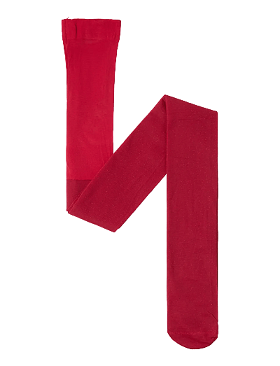 Lindex Tights plain lurex - Strumpor & Tights - DK RED / red
