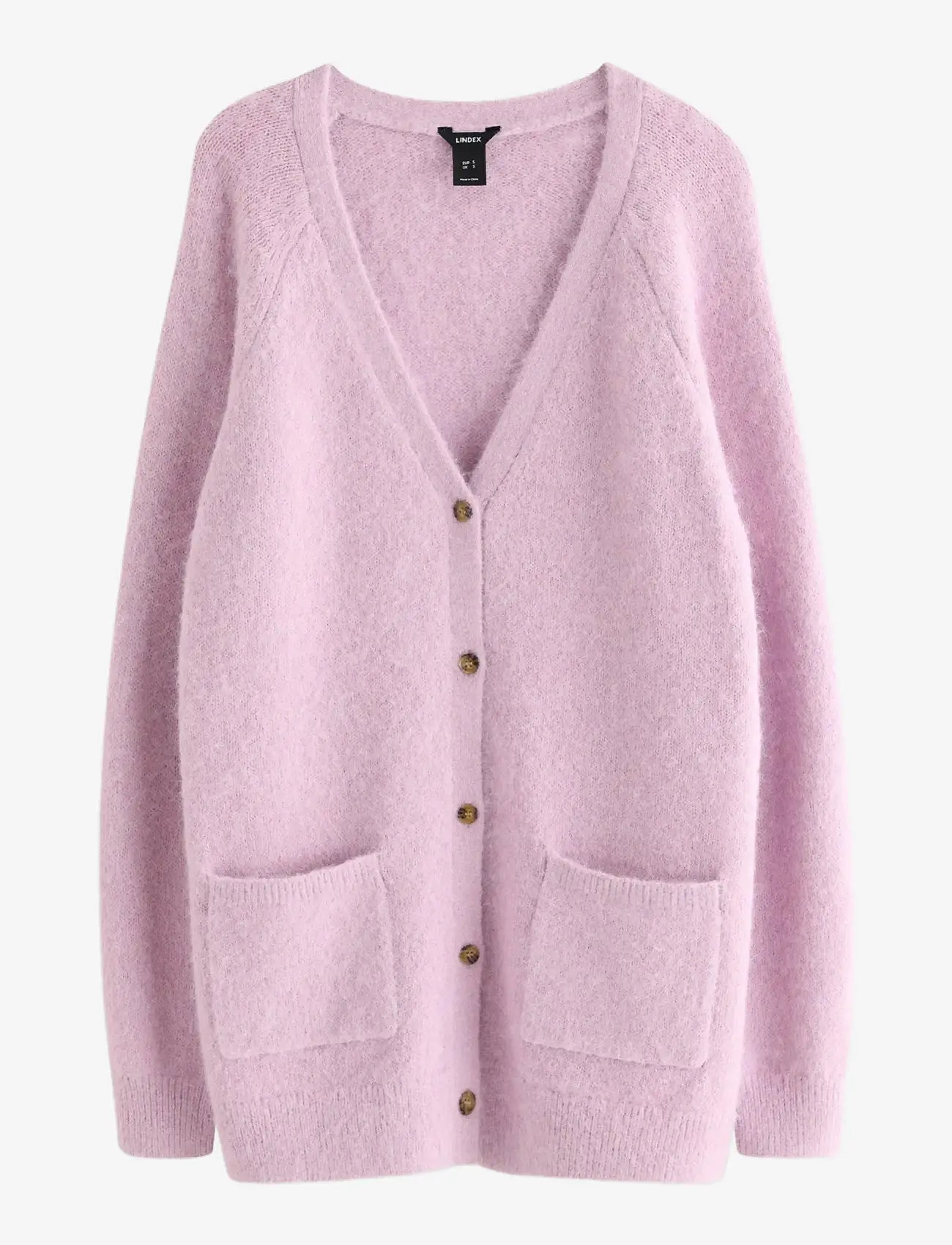 Lindex - Strikket cardigan - cardigans - dusty pink - 1