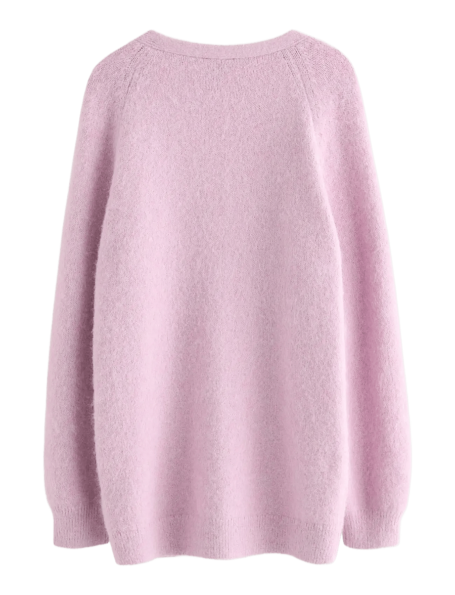 Lindex - Stickad cardigan - cardigans - dusty pink - 2