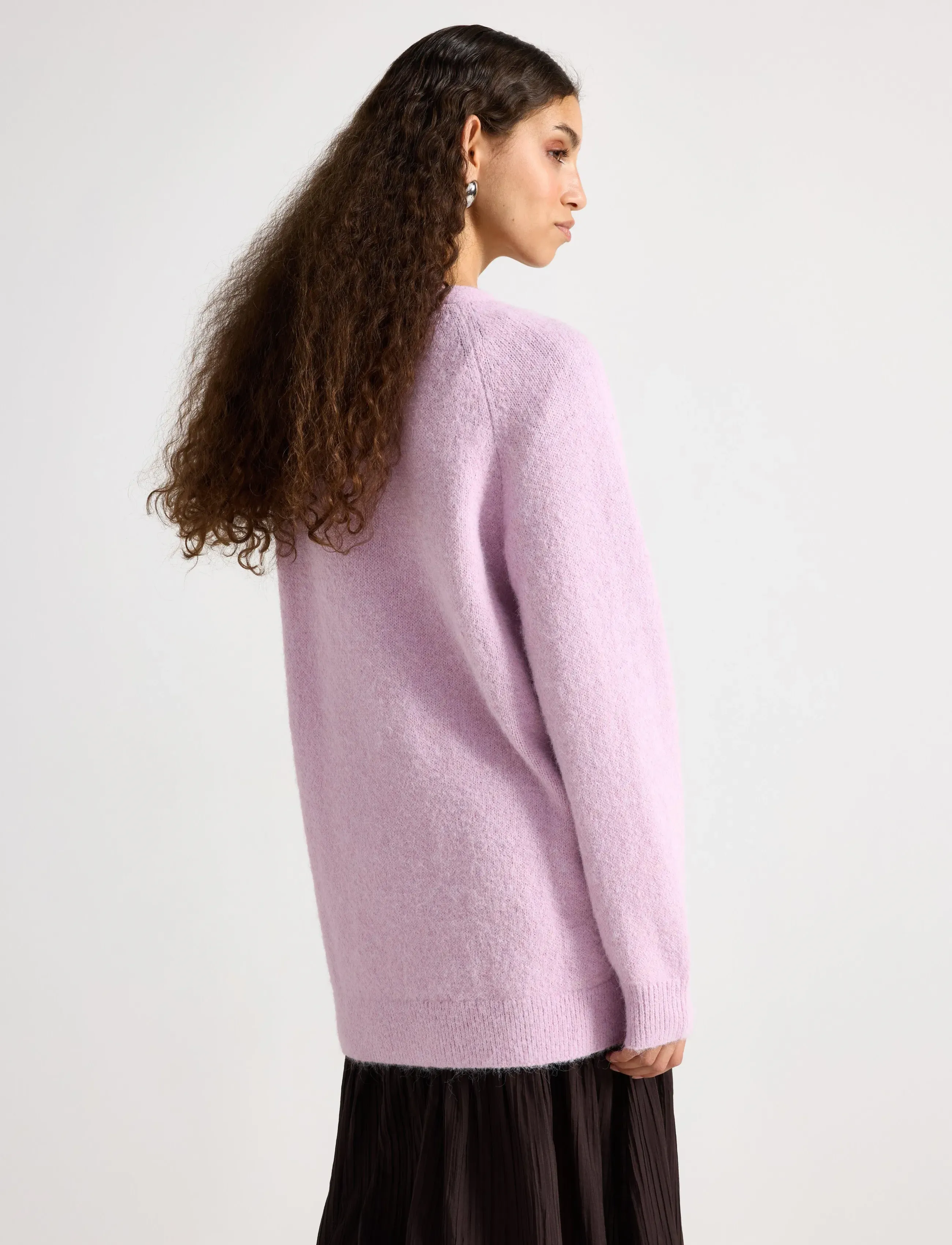 Lindex - Stickad cardigan - cardigans - dusty pink - 3