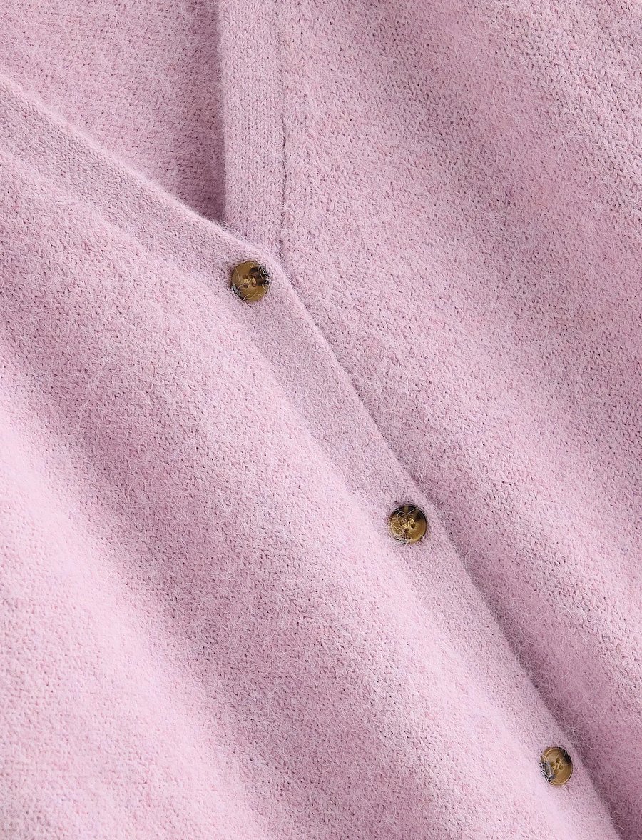 Lindex - Stickad cardigan - cardigans - dusty pink - 5