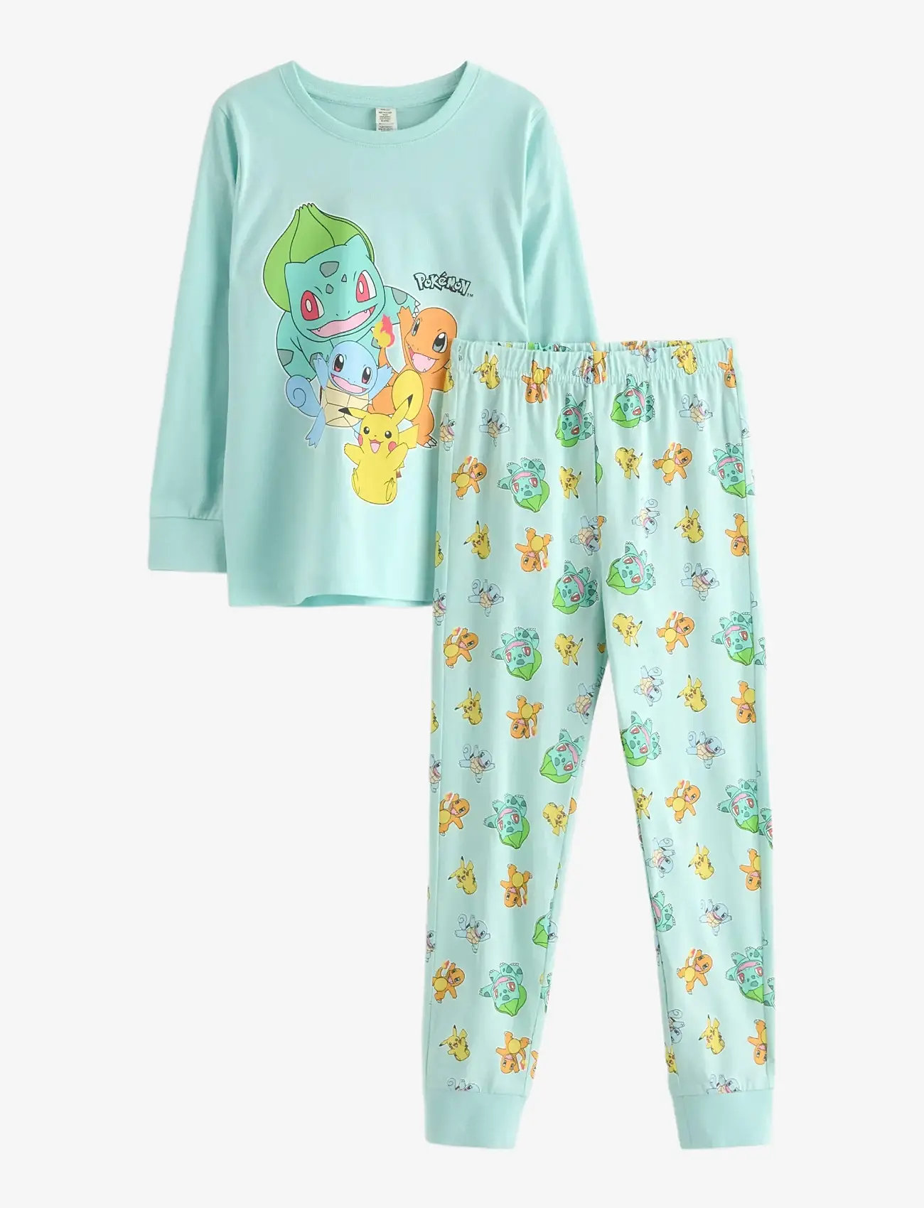 Lindex - Pyjama Pokemon - komplektid - light dusty turquoise - 1