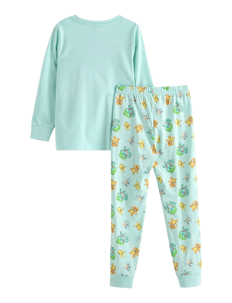 Lindex - Pyjama Pokemon - komplektid - light dusty turquoise - 2