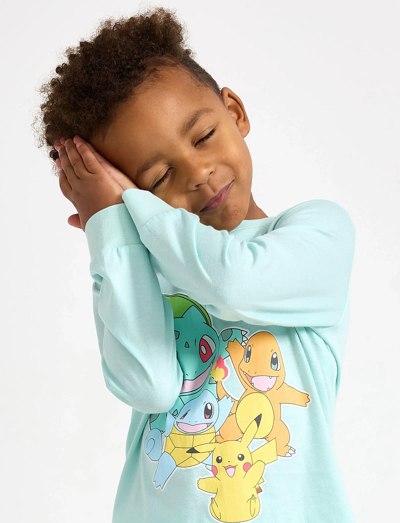 Lindex - Pyjama Pokemon - komplektid - light dusty turquoise - 4