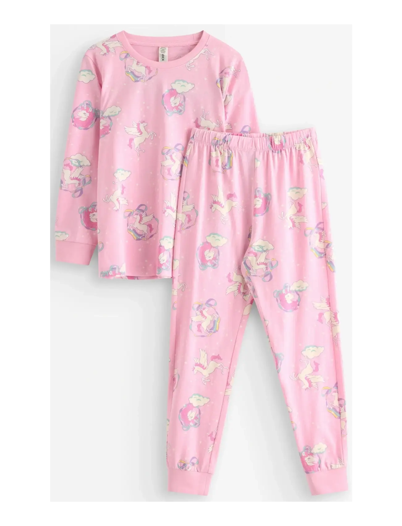Lindex Pyjama Unicorn AOP - Pidžaamad - LIGHT PINK / pink/rose