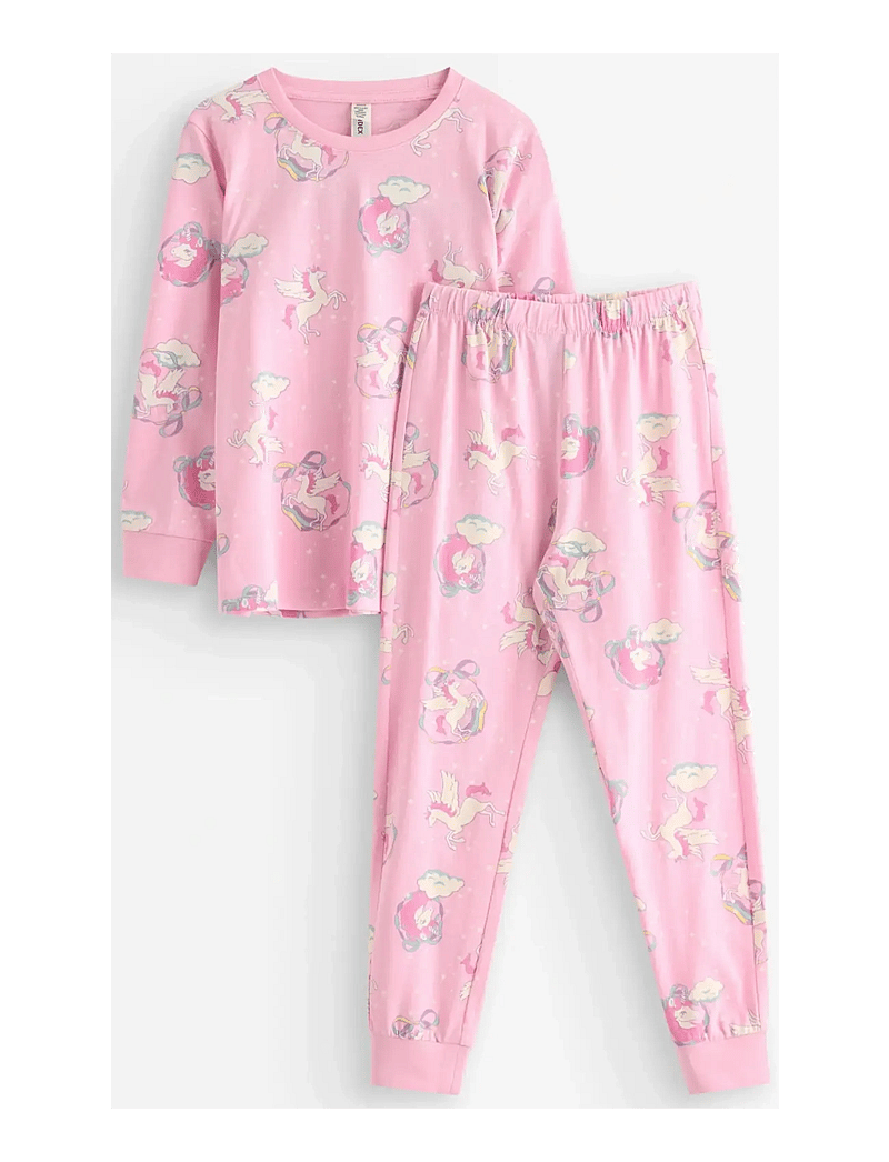 Lindex - Pyjama Unicorn AOP - pyjamassæt - light pink - 1