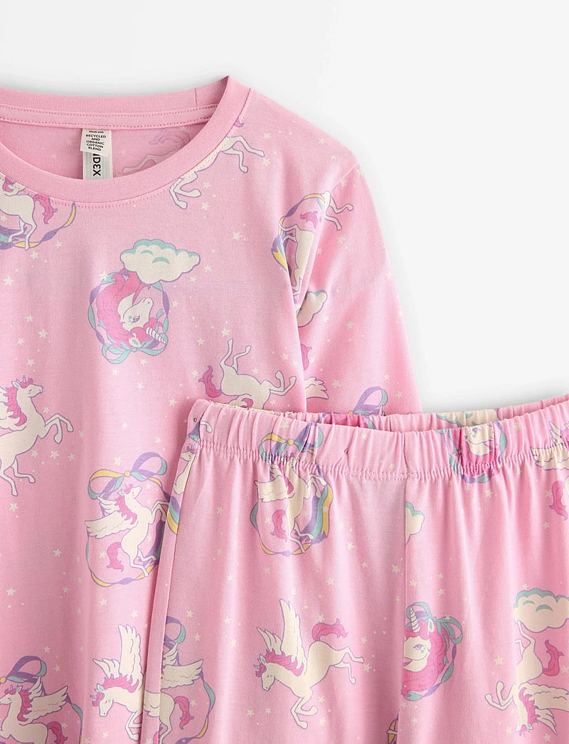Lindex - Pyjama Unicorn AOP - pyjamassæt - light pink - 5