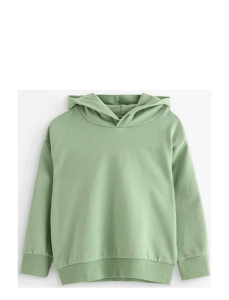 Lindex - Sweatshirt hoodie - hættetrøjer - dusty green - 1