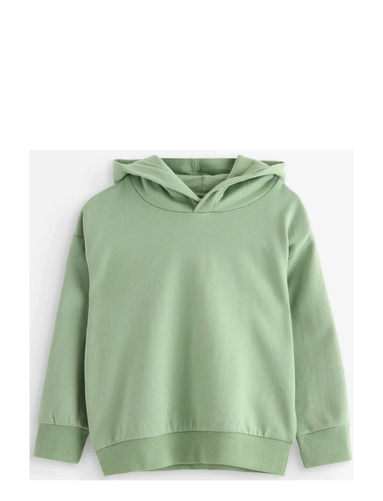 Lindex Sweatshirt hoodie - Overdele - DUSTY GREEN / green