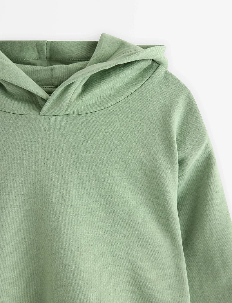 Lindex - Sweatshirt hoodie - hættetrøjer - dusty green - 5