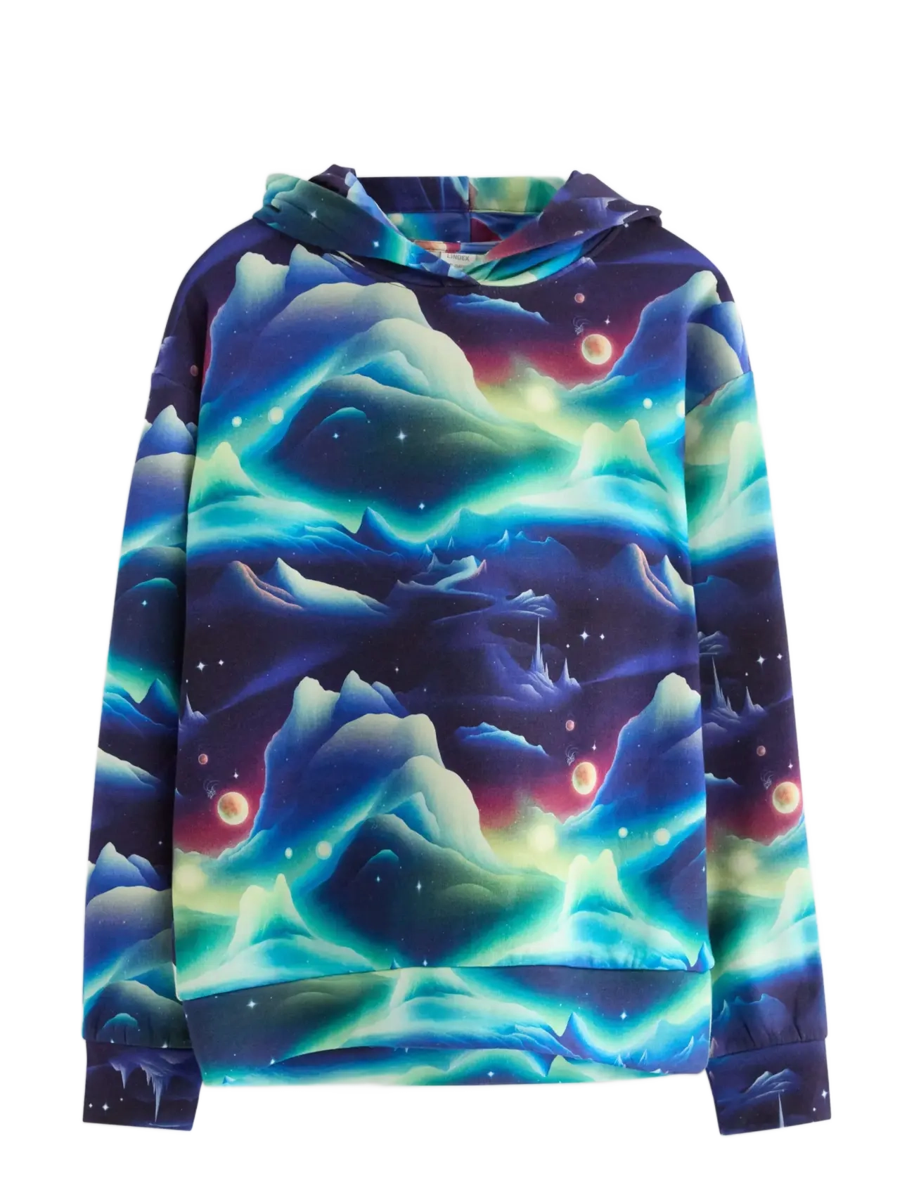 Lindex Sweatshirt hood AI spring star - Overdele - NAVY / navy