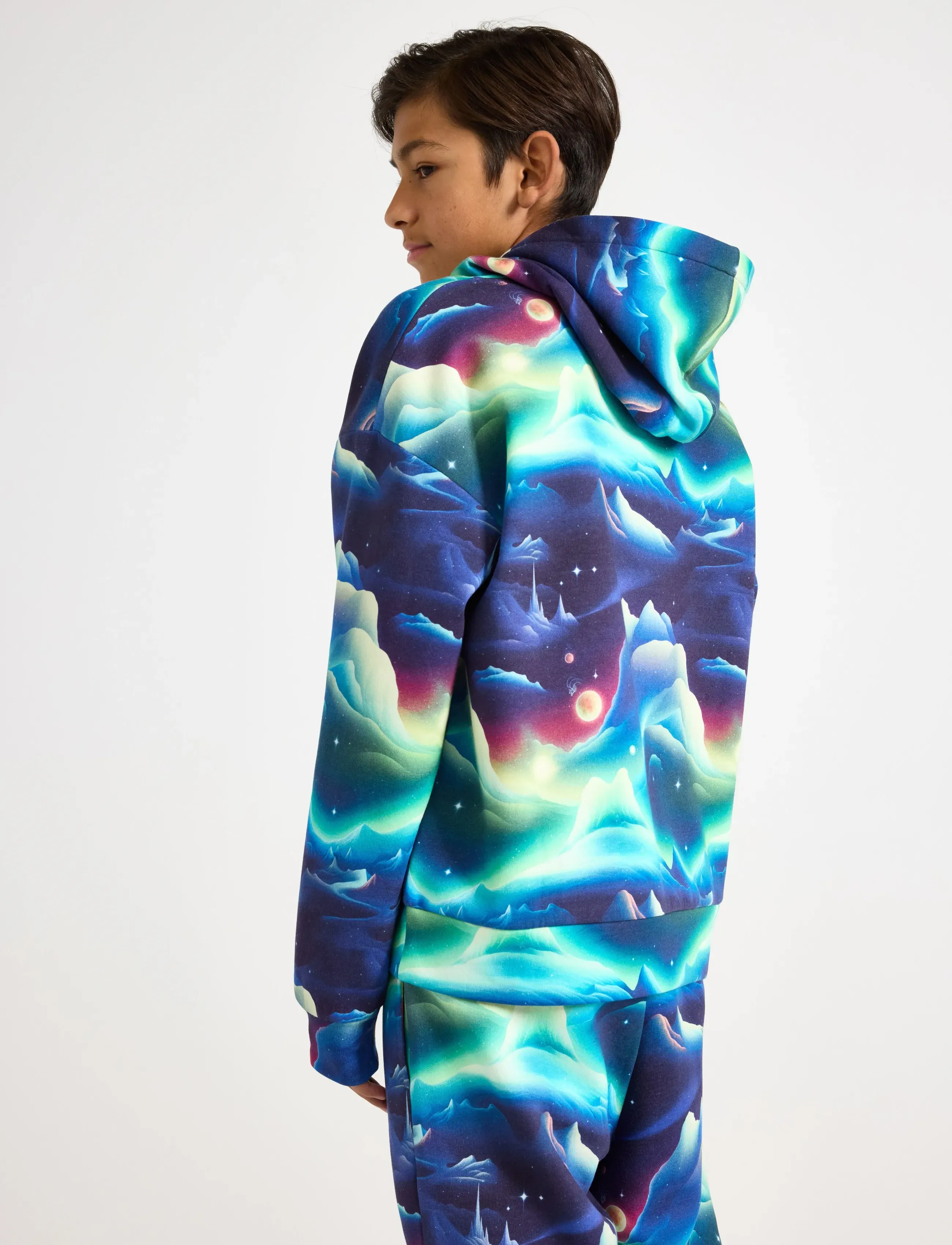 Lindex - Sweatshirt hood AI spring star - bluzy z kapturem - navy - 3