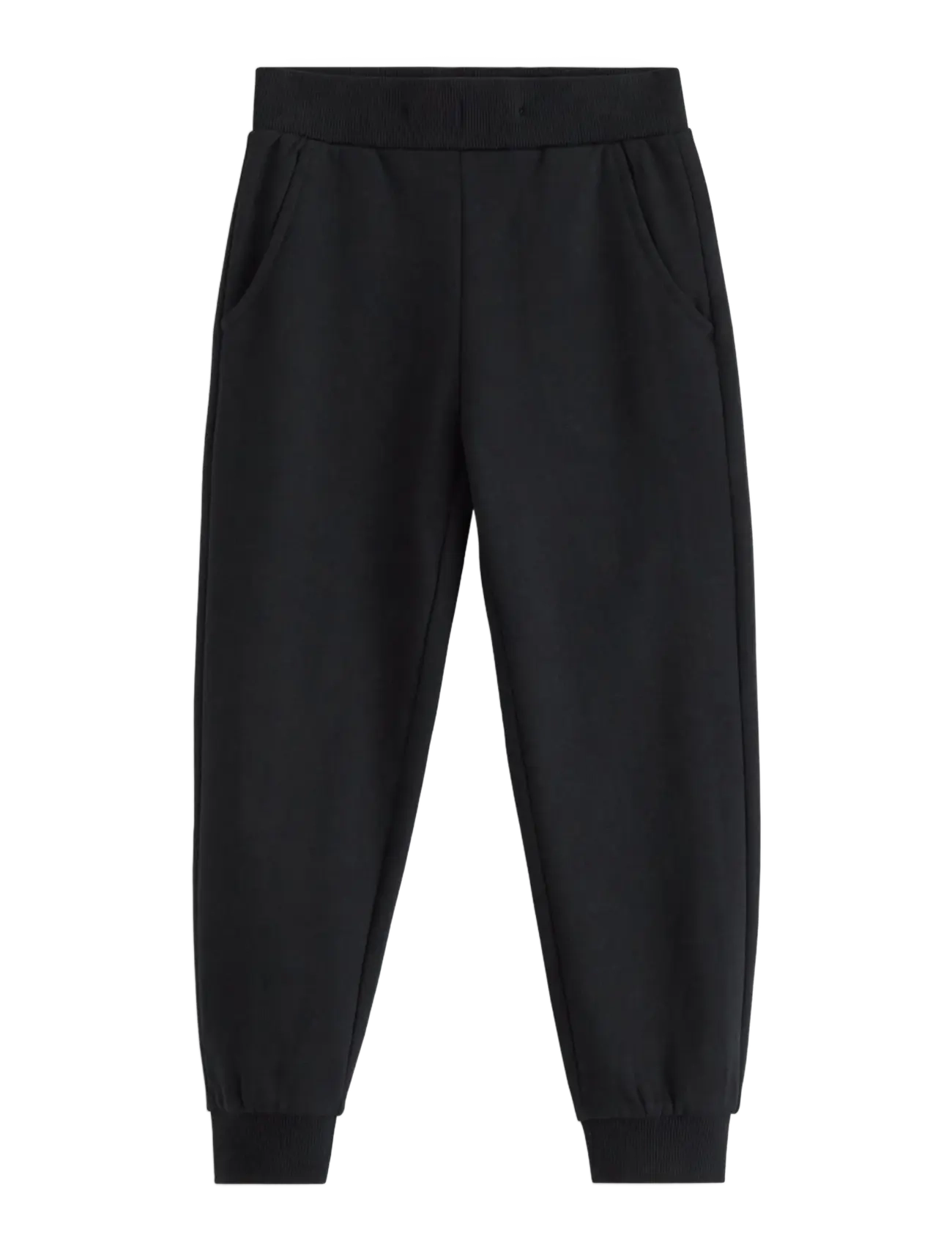 Lindex Trousers joggers basic - Mjukisbyxor - BLACK / black