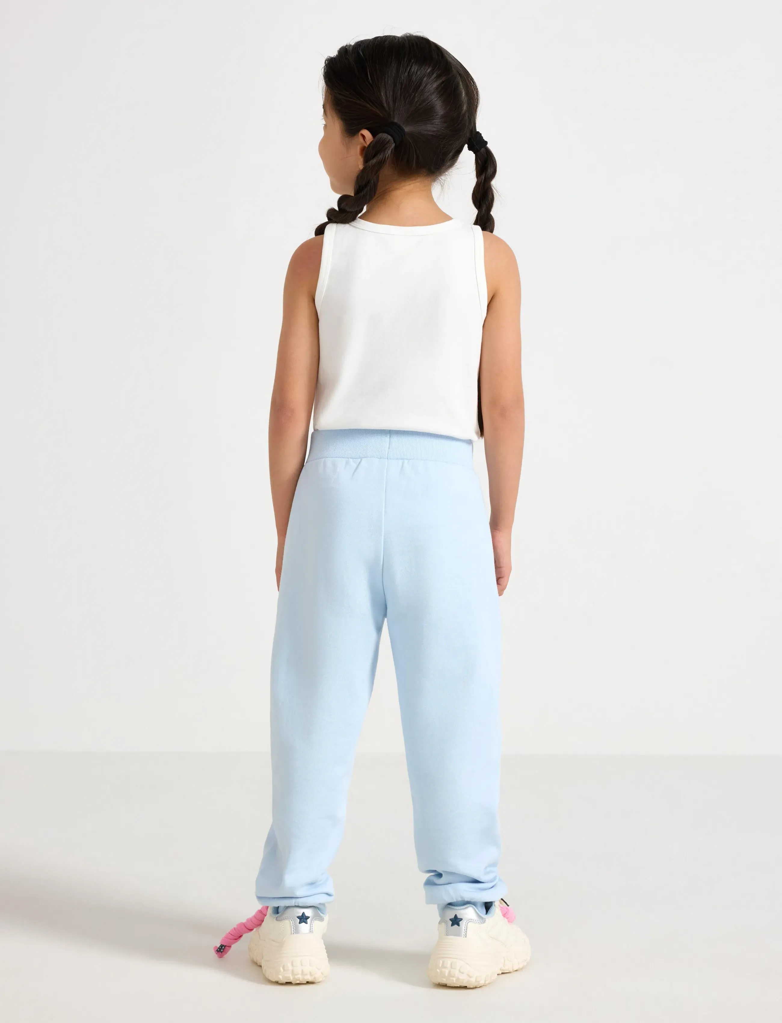 Lindex - Joggers with brushed inside - mjukisbyxor - light blue - 3