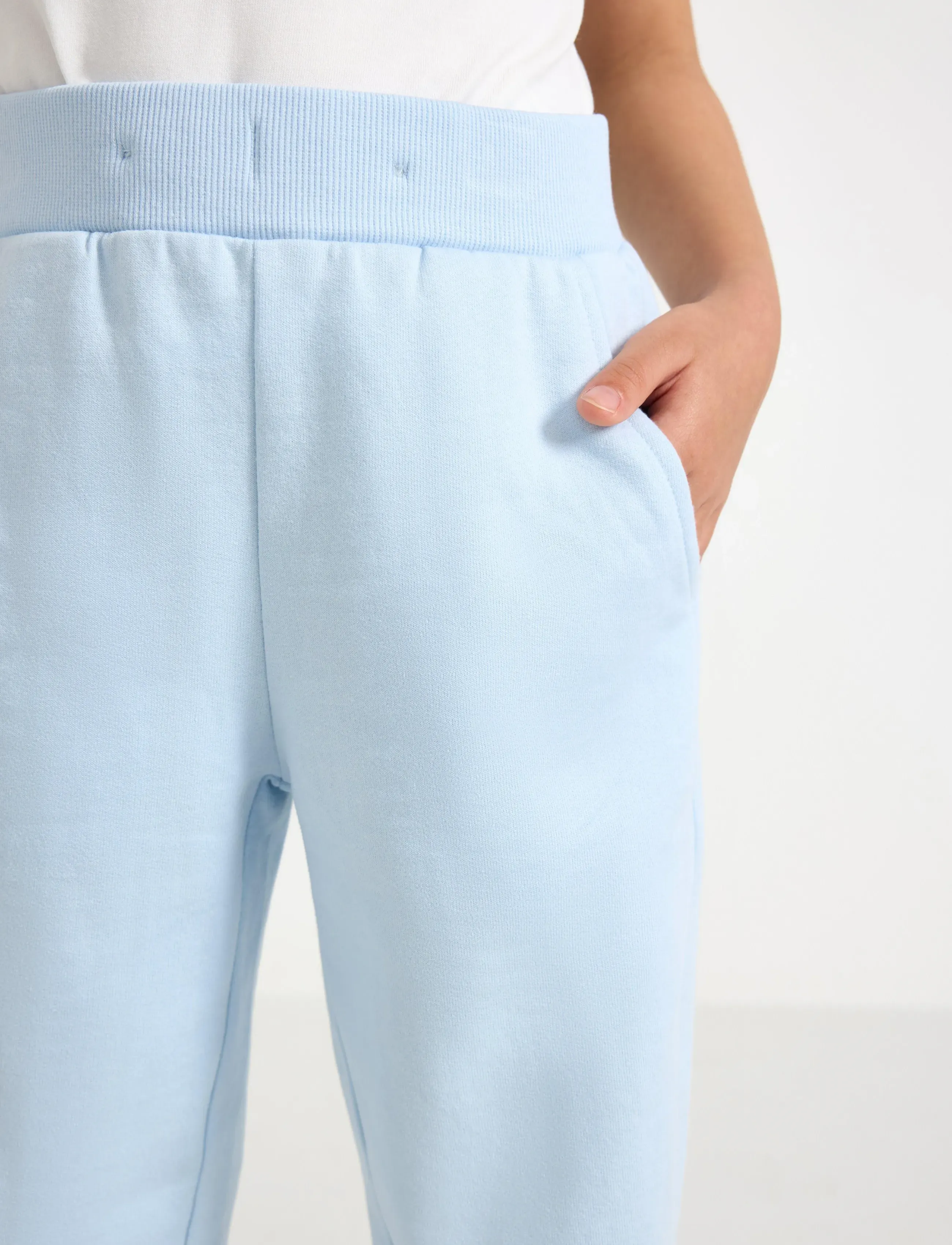 Lindex - Joggers with brushed inside - mjukisbyxor - light blue - 4