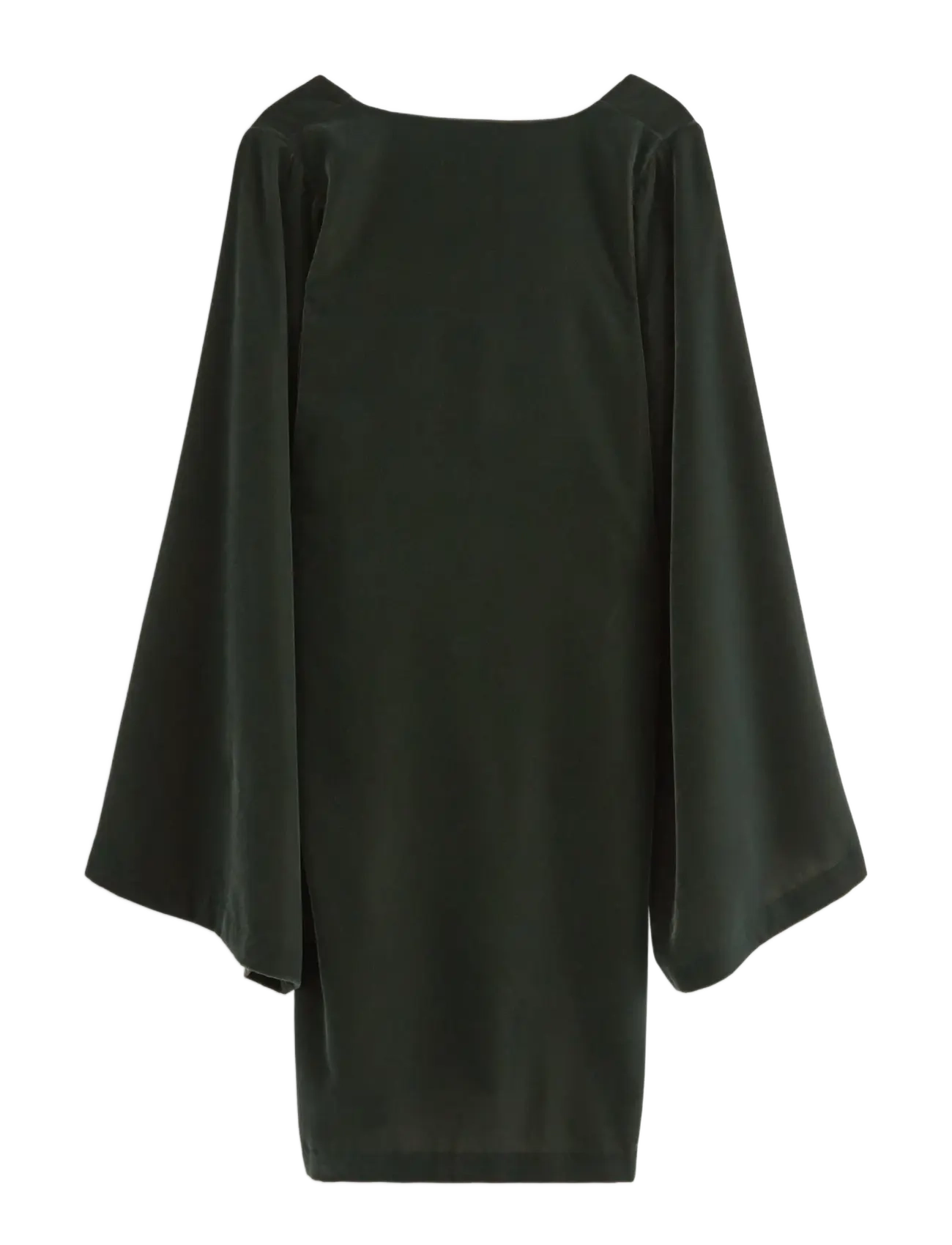 Lindex - Dress Mini velvet - minikleidid - dark green - 2