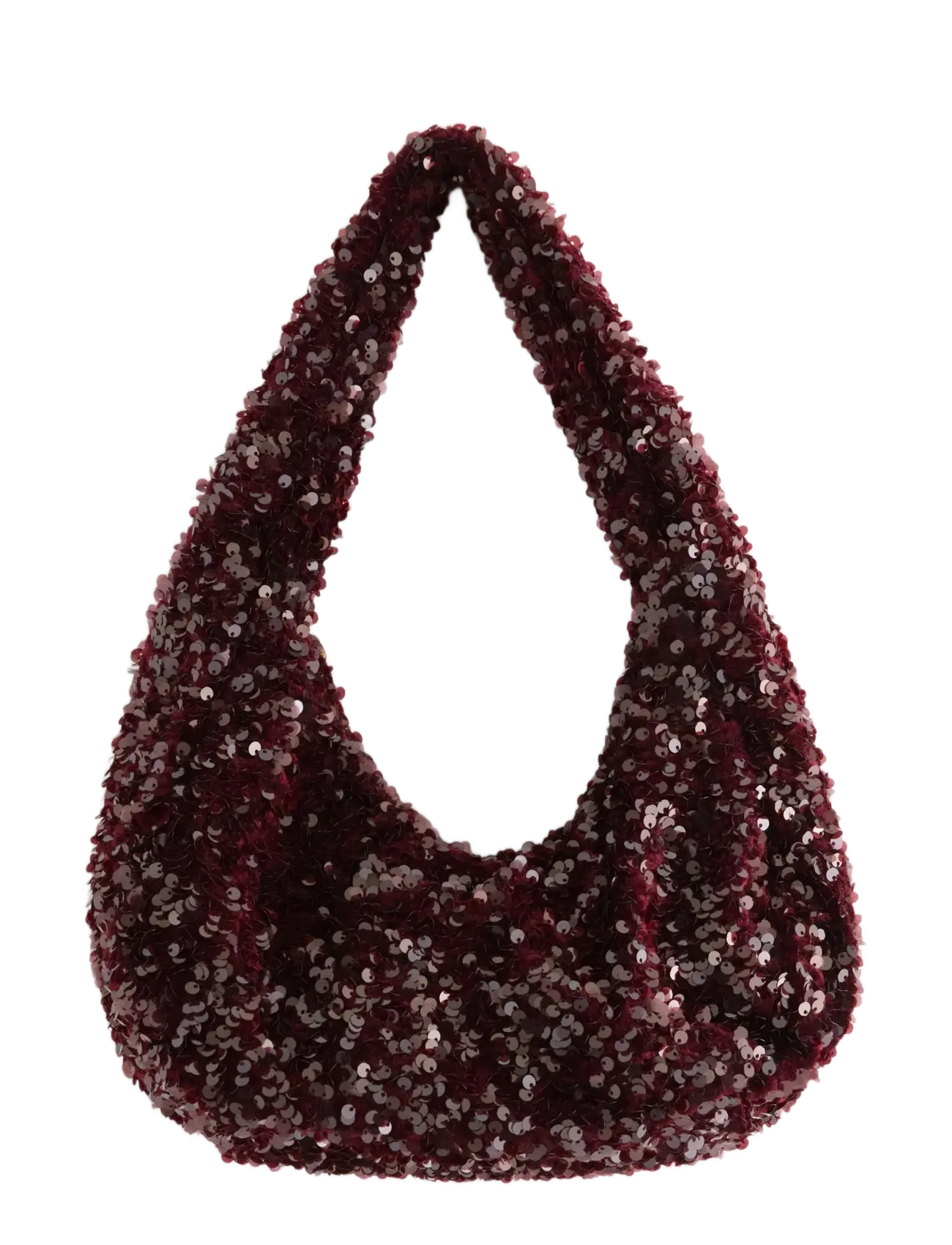 Lindex Bag party sequences - Väskor - DARK RED / burgundy