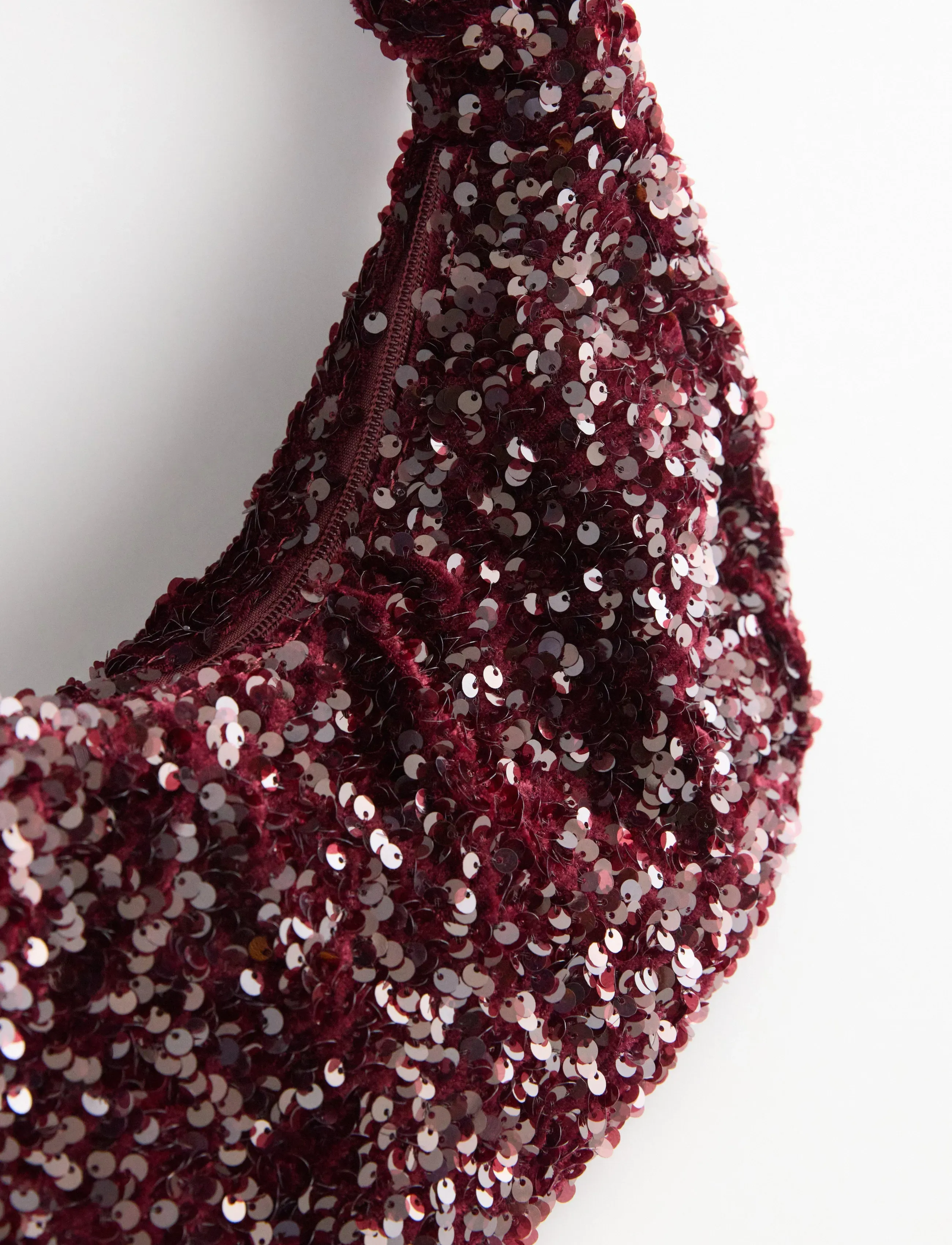 Lindex - Bag party sequences - laagste prijzen - dark red - 2