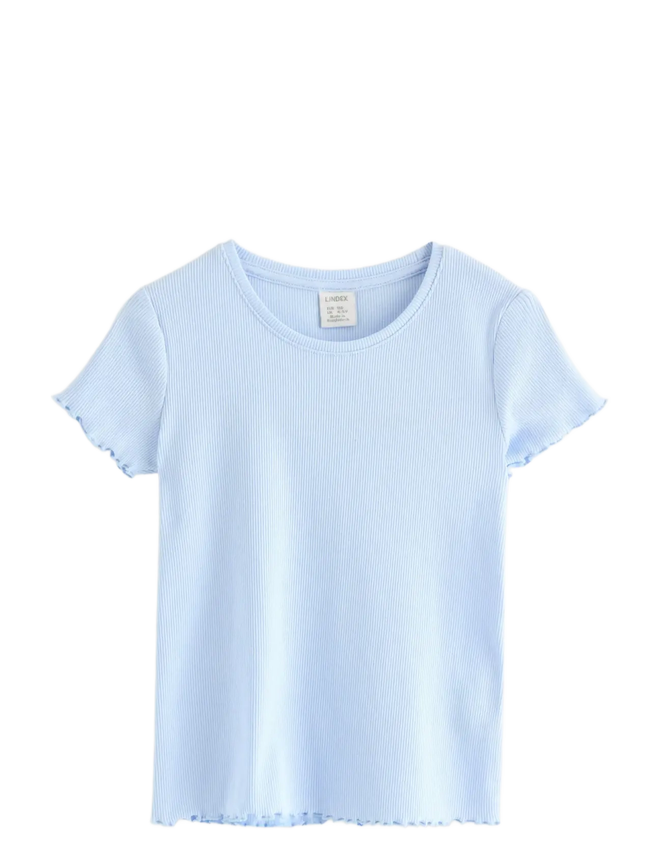 Lindex Ribbed top - Oberteile - LIGHT BLUE / blue
