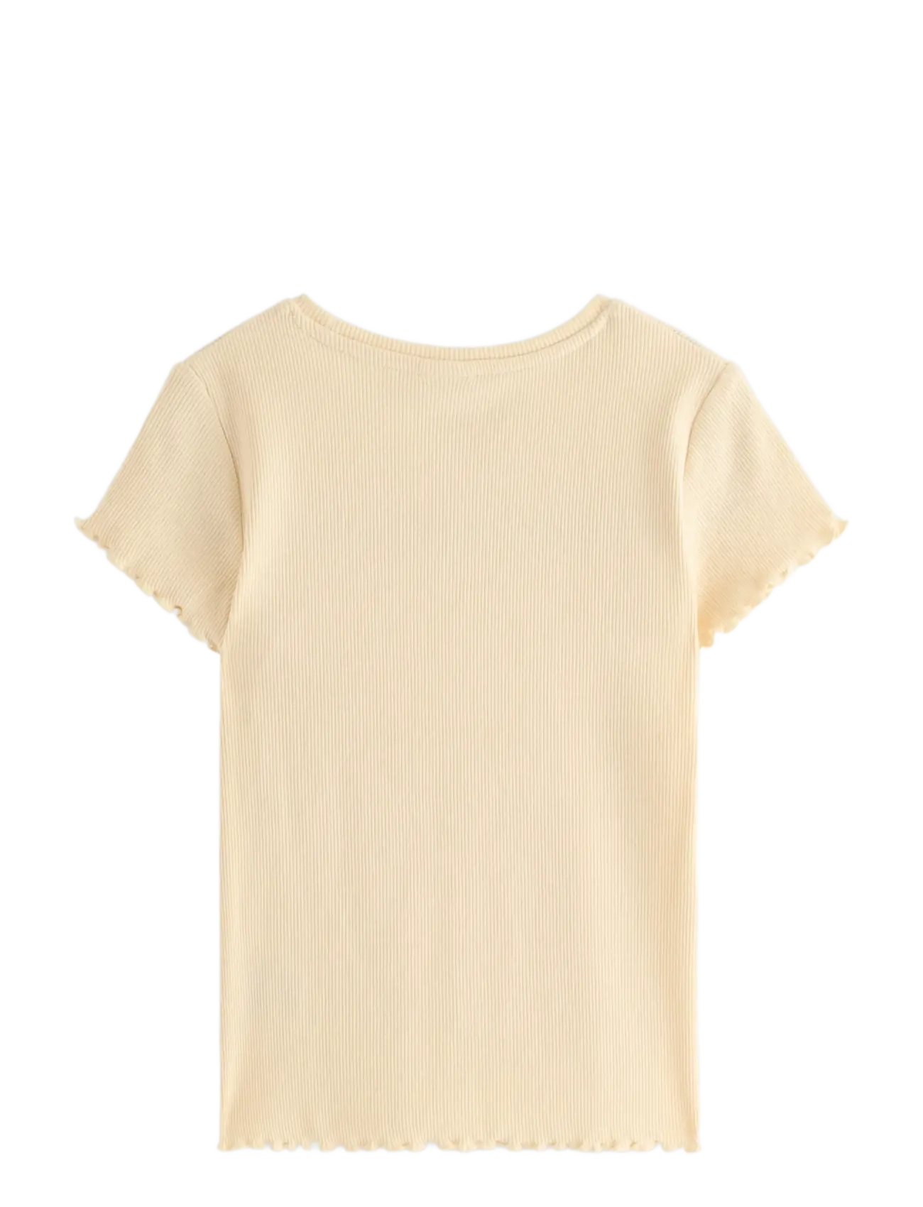 Lindex - Ribbed top - t-krekli ar īsām piedurknēm - light yellow - 2