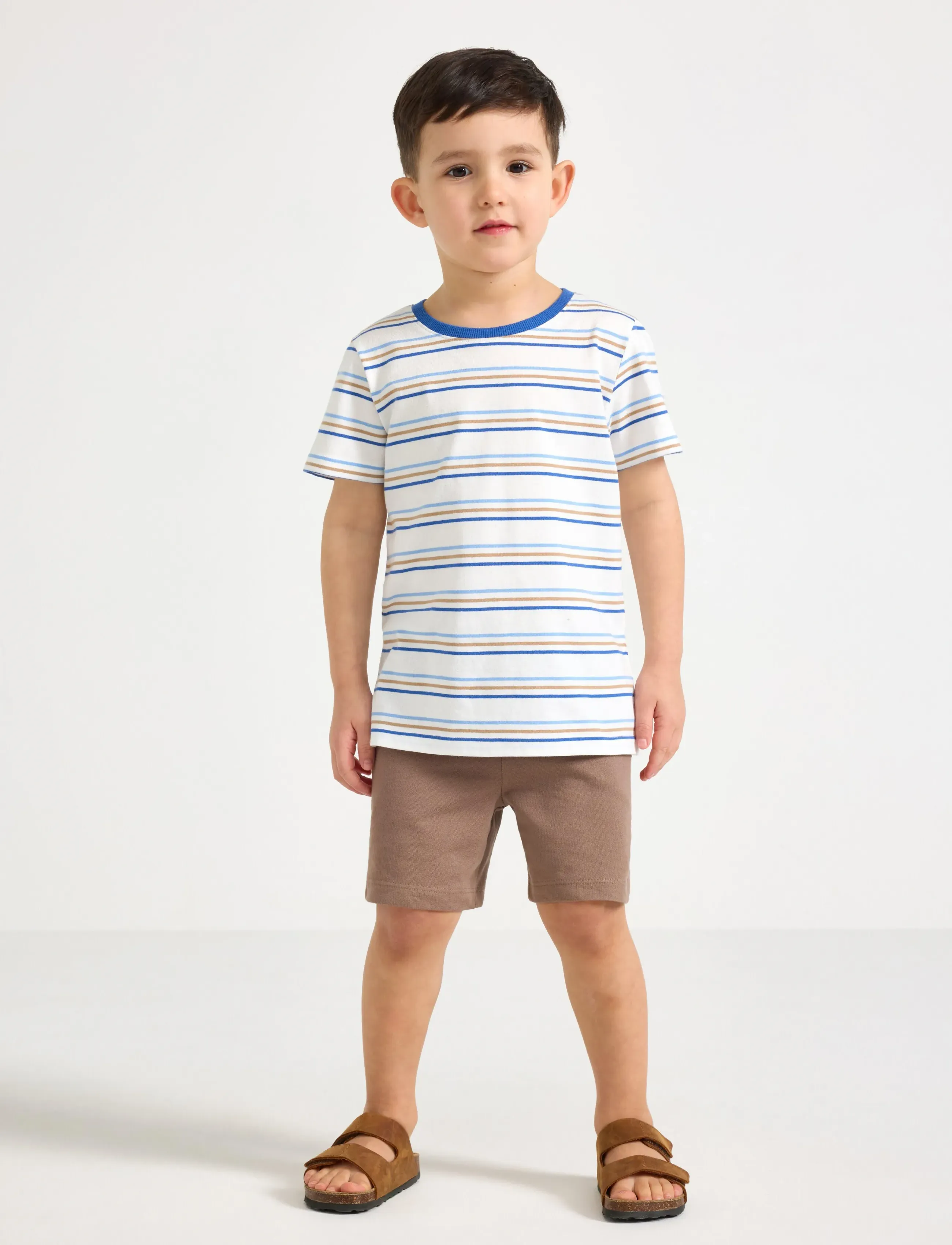 Lindex Sweat shorts - Shorts - DARK KHAKI / brown