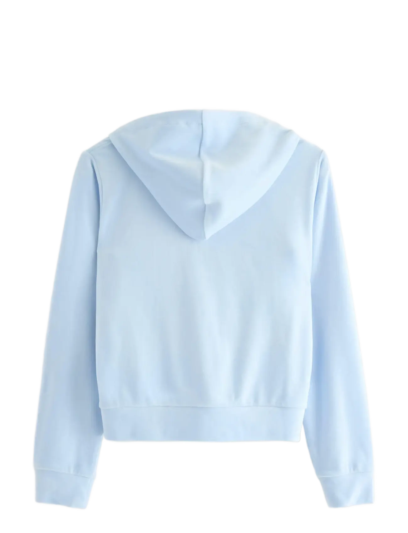 Lindex - Sweatshirt velour with hoodie - hættetrøjer - light blue - 2