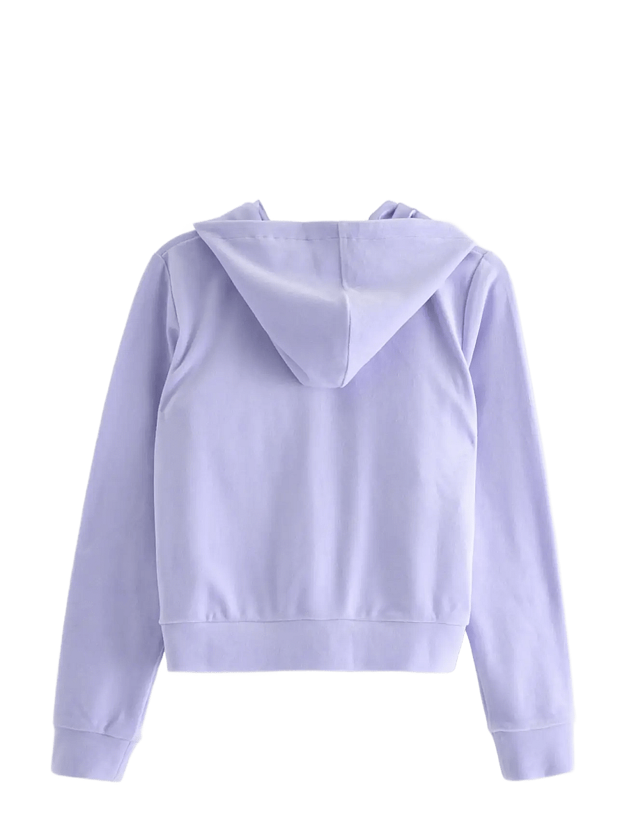 Lindex - Sweatshirt velour with hoodie - pulls à capuche - light lilac - 2