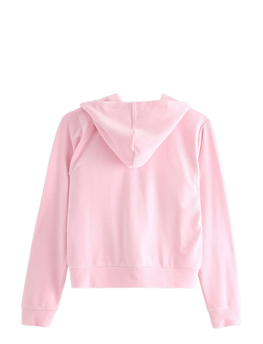 Lindex - Sweatshirt velour with hoodie - pulls à capuche - light pink - 2